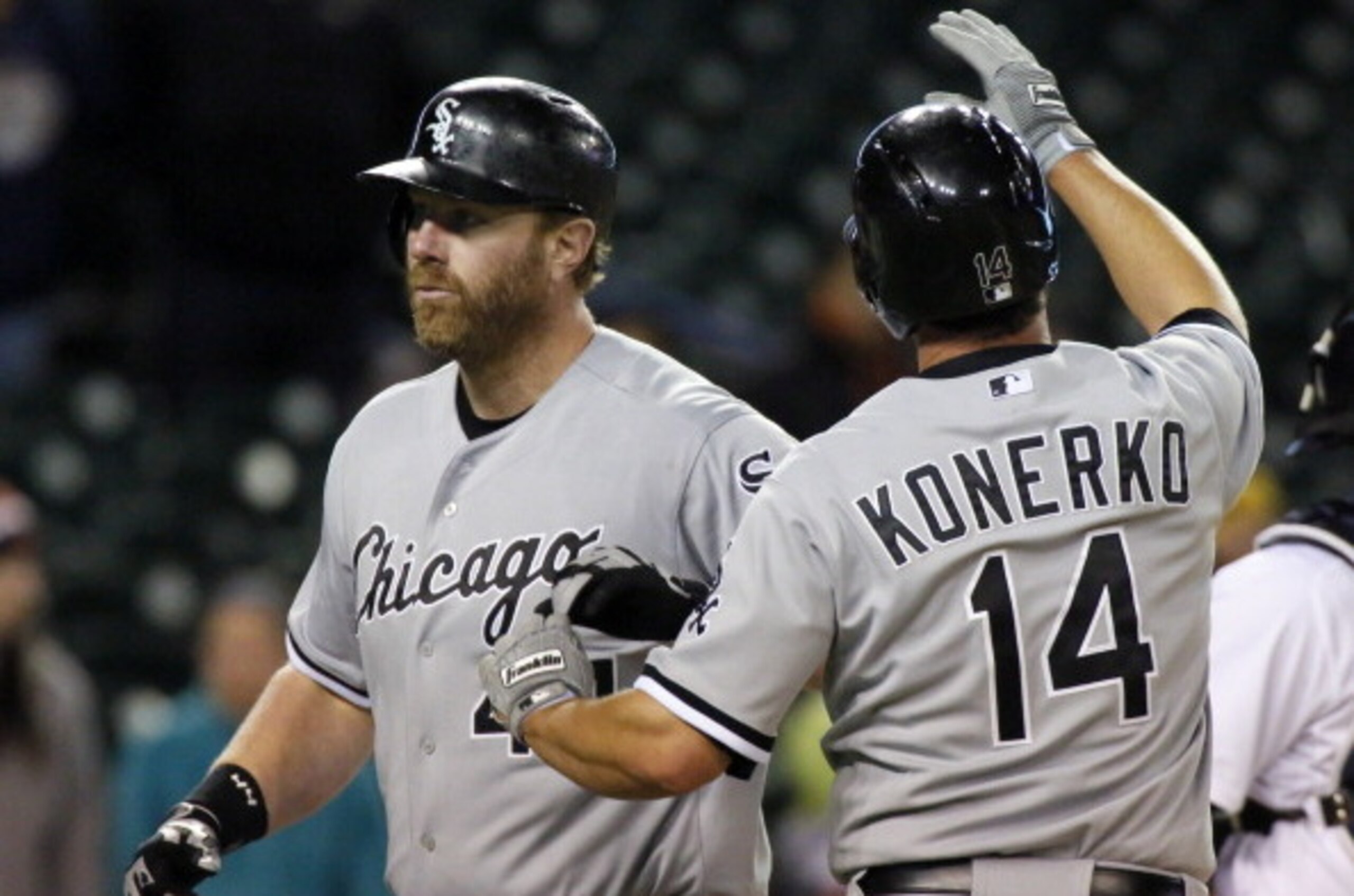 Could one of these guys trade in "white sox" for green?