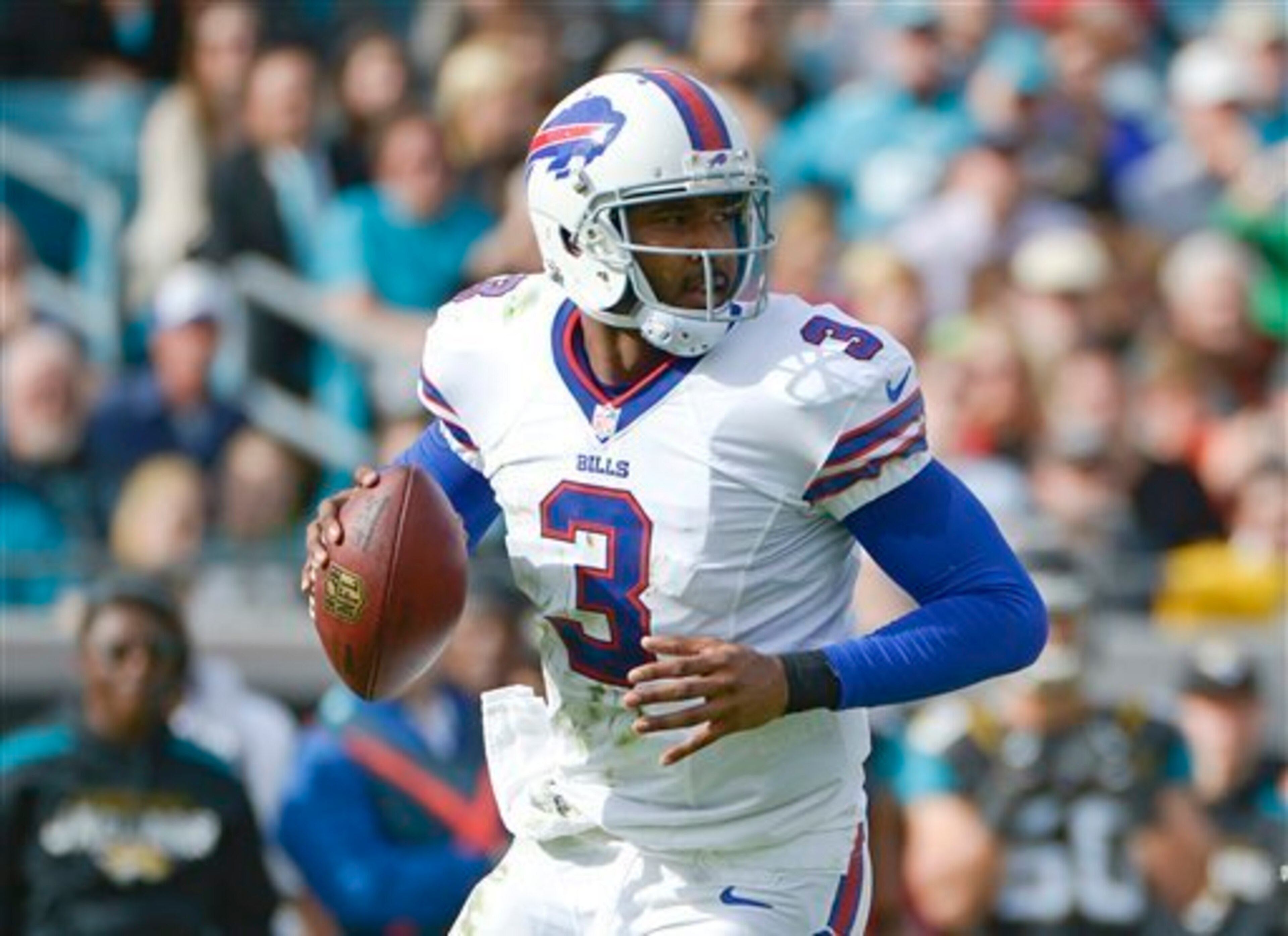 The Bills are relying upon EJ Manuel to develop in his second year as the Buffalo Bills' starting quarterback.