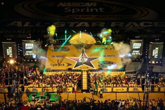 2013 Sprint All-Star Race driver introductions.