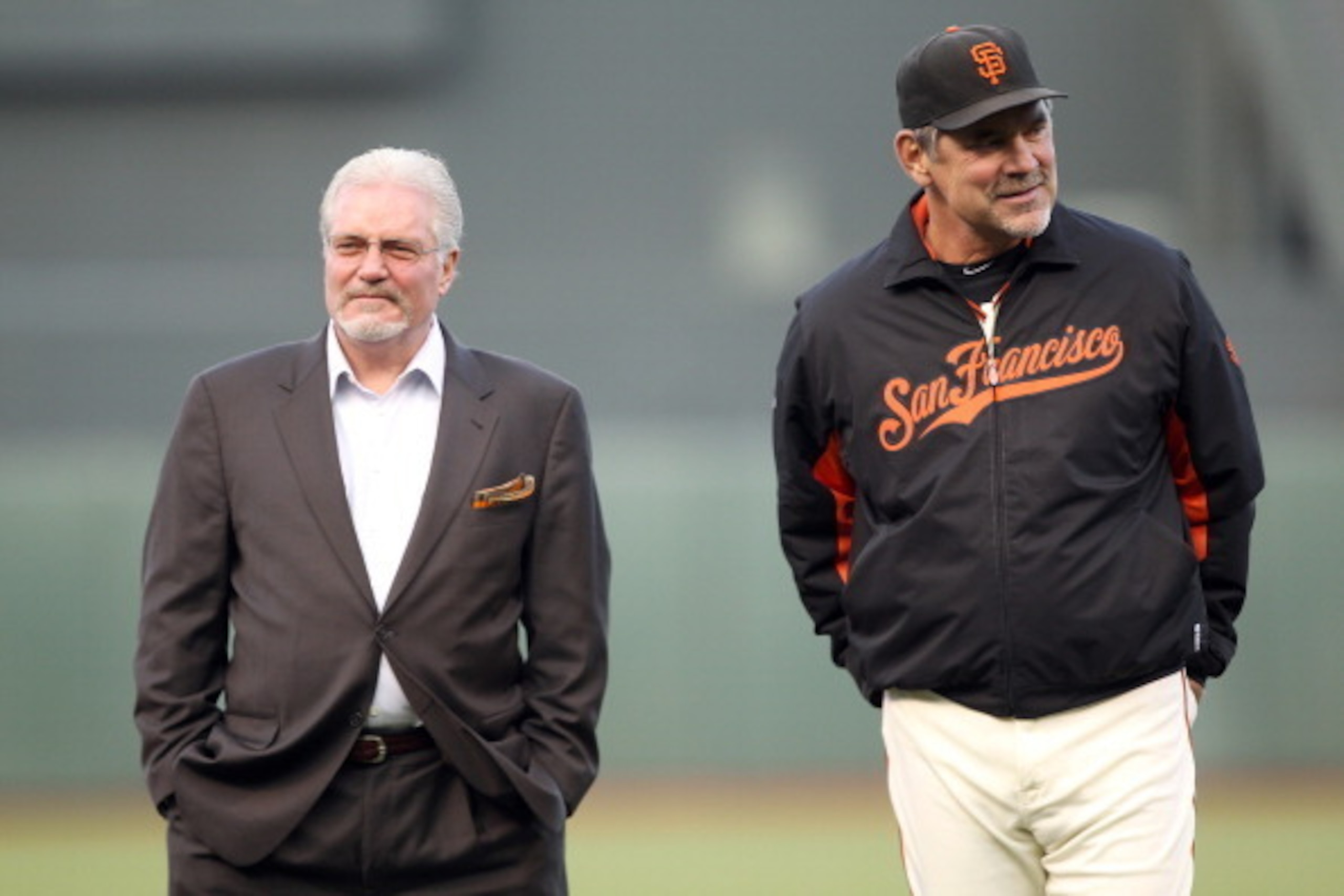 Brian Sabean and Bruce Bochy have a good working relationship that benefits the Giants.