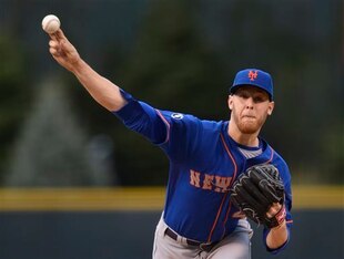 Wheeler's arm extension works very well to hide pitches from righties, for the ball comes across their body to the strike zone. But lefties are locking in on Wheeler's pitches immediately.