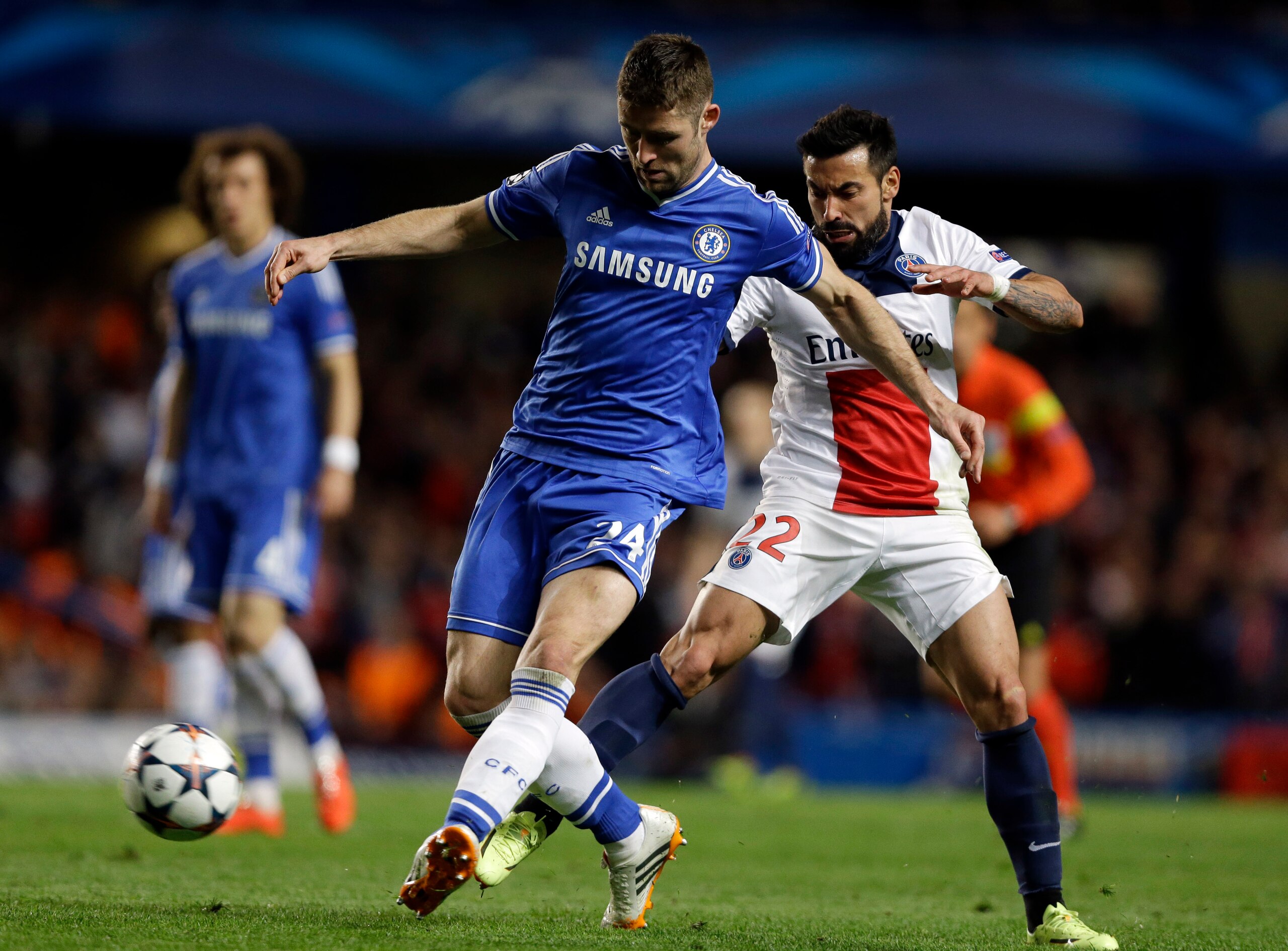 Cahill was a steady presence in defense for Chelsea