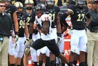 Like this pick-six versus Purdue, Northern Illinois defensive back Jimmie Ward will go interception-crazy for the 49ers in 2014.