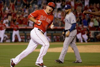 Any discussion of WAR in baseball has to include Mike Trout, but his center field position is loaded with talent.
