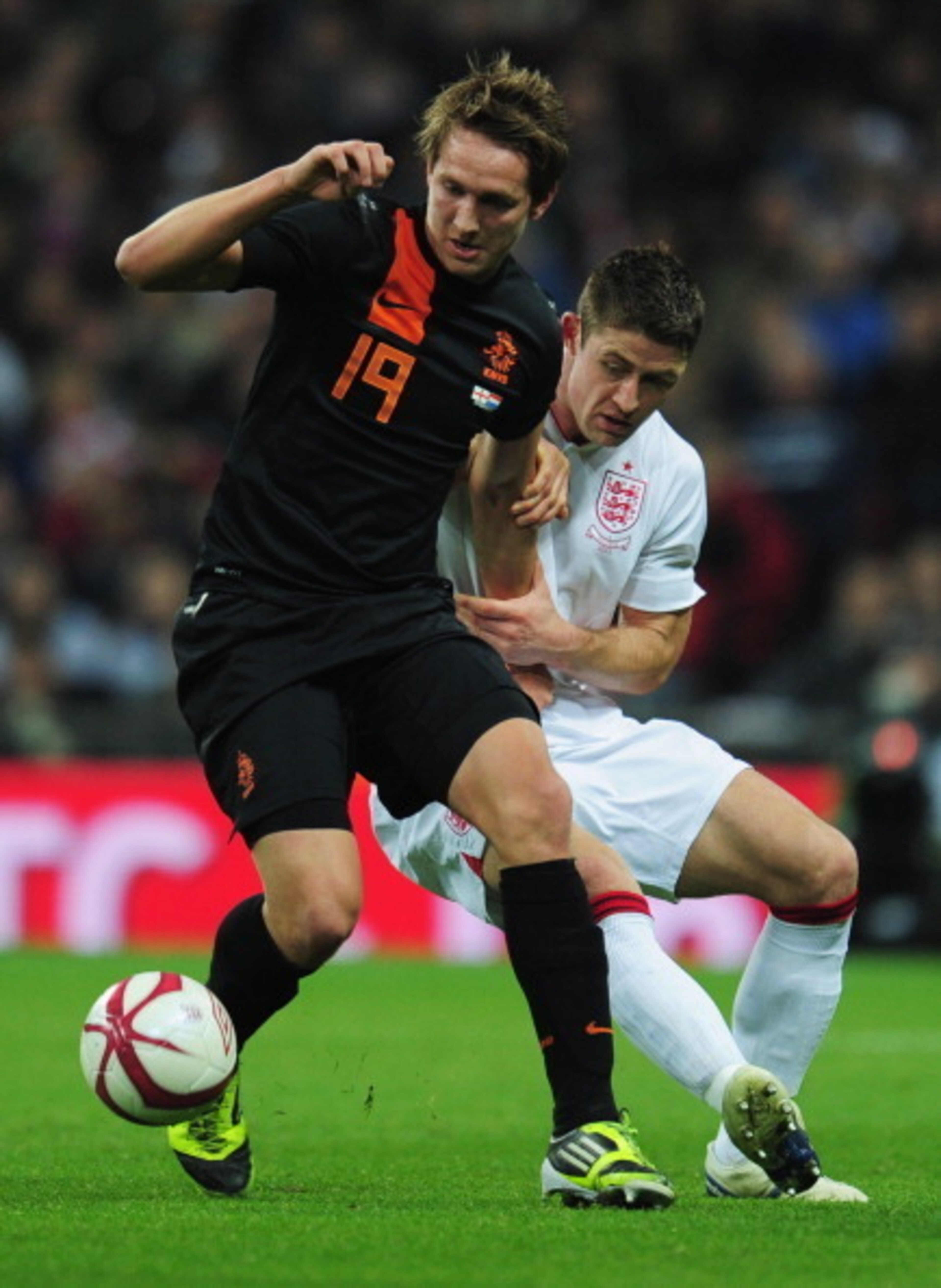 Lucky Luuk here in action against England