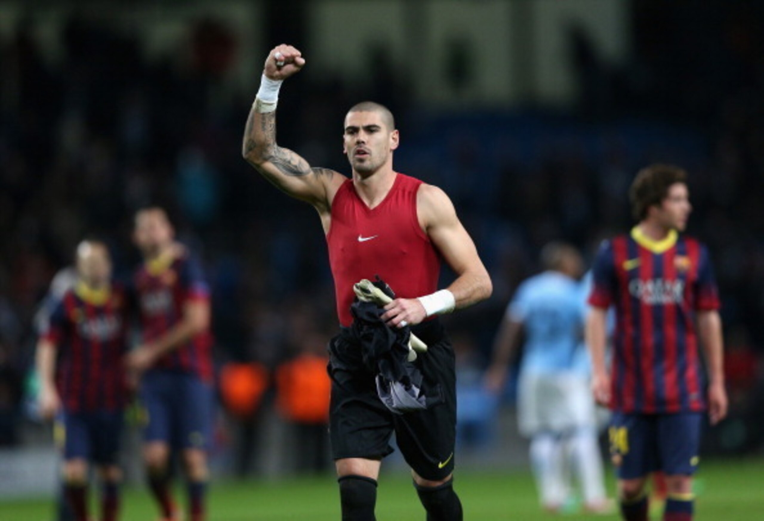 Victor Valdes' Barca career came to an abrupt end.