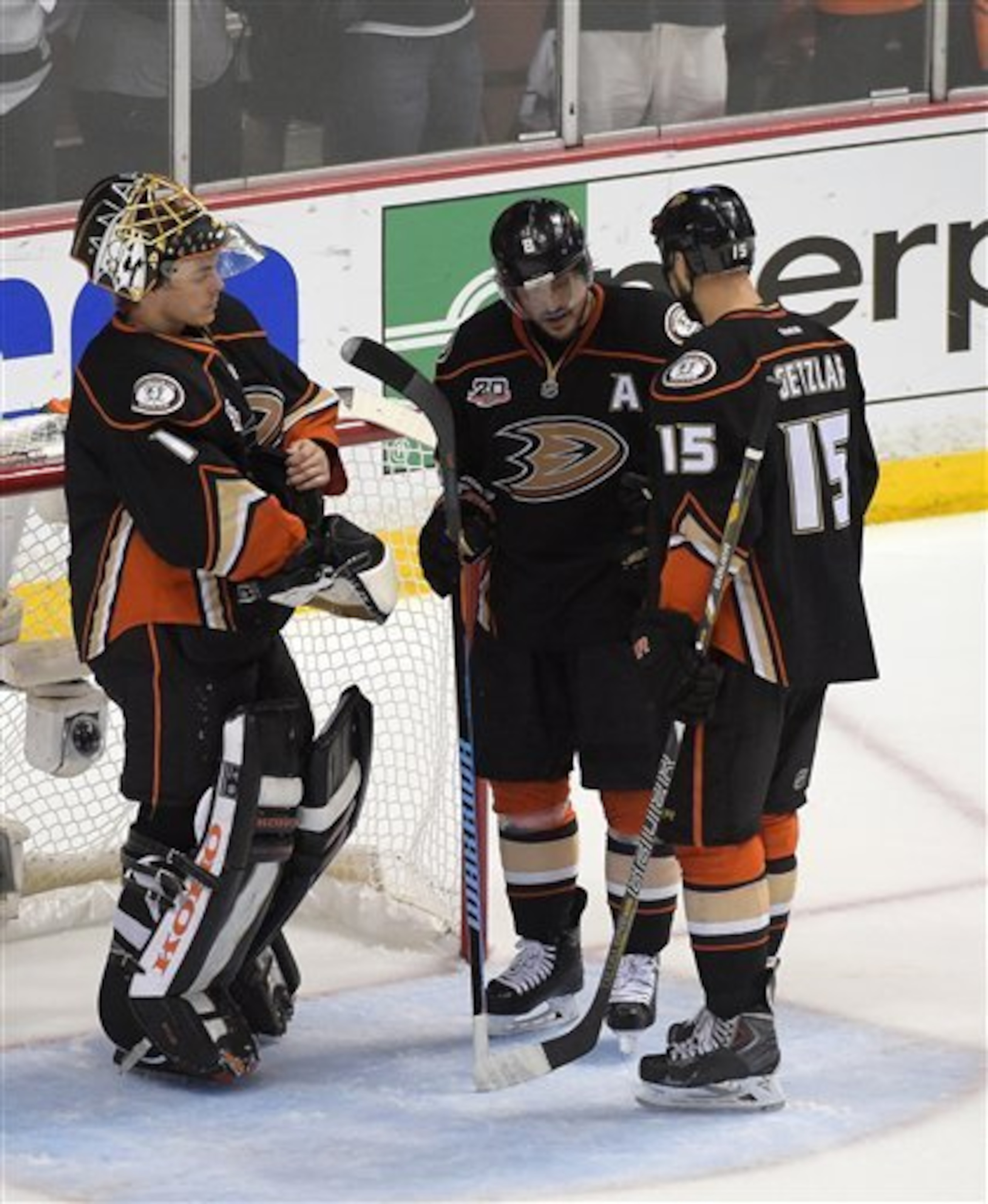 The Ducks had the best record in the Western Conference. The Ducks had the best record in the Western Conference.