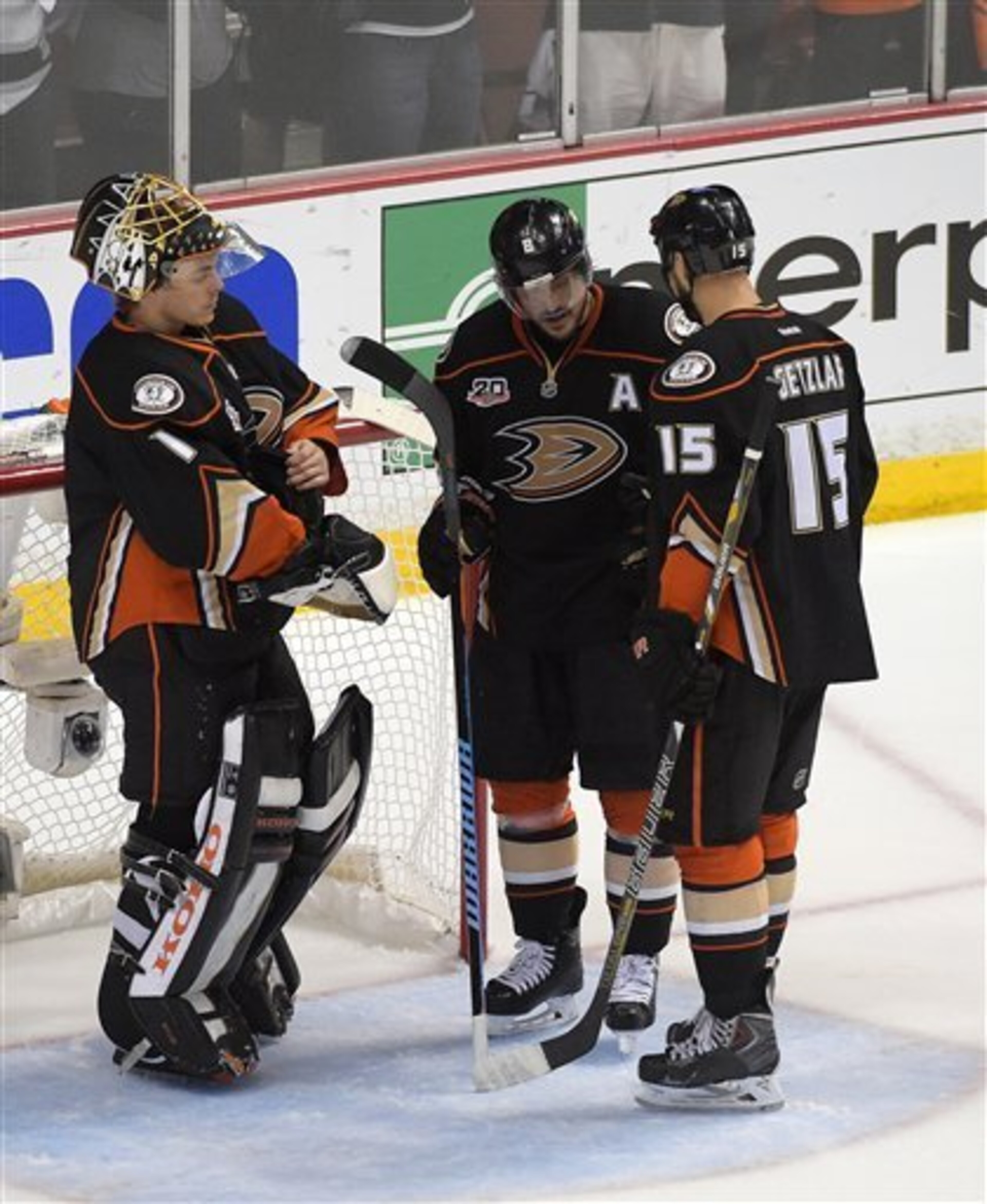 The Ducks had the best record in the Western Conference.
