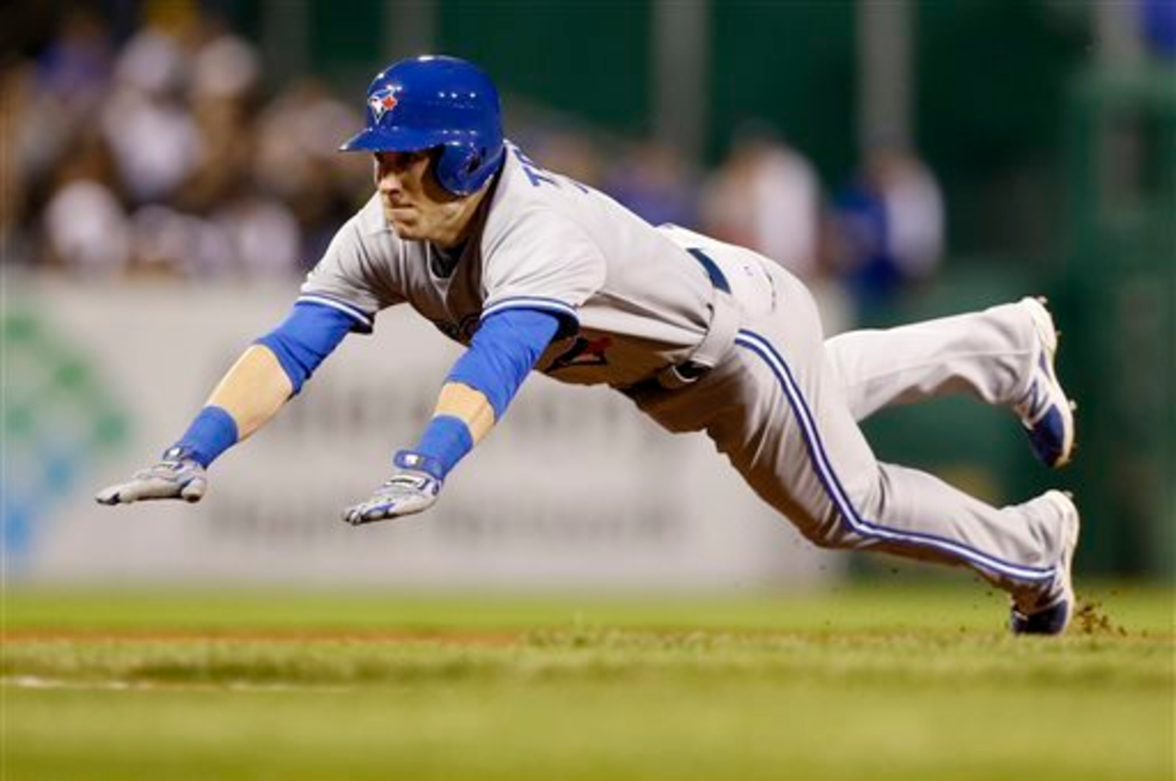 Brett Lawrie was forced to move to second base recently against a National League team. Brett Lawrie was forced to move to second base recently against a National League team.