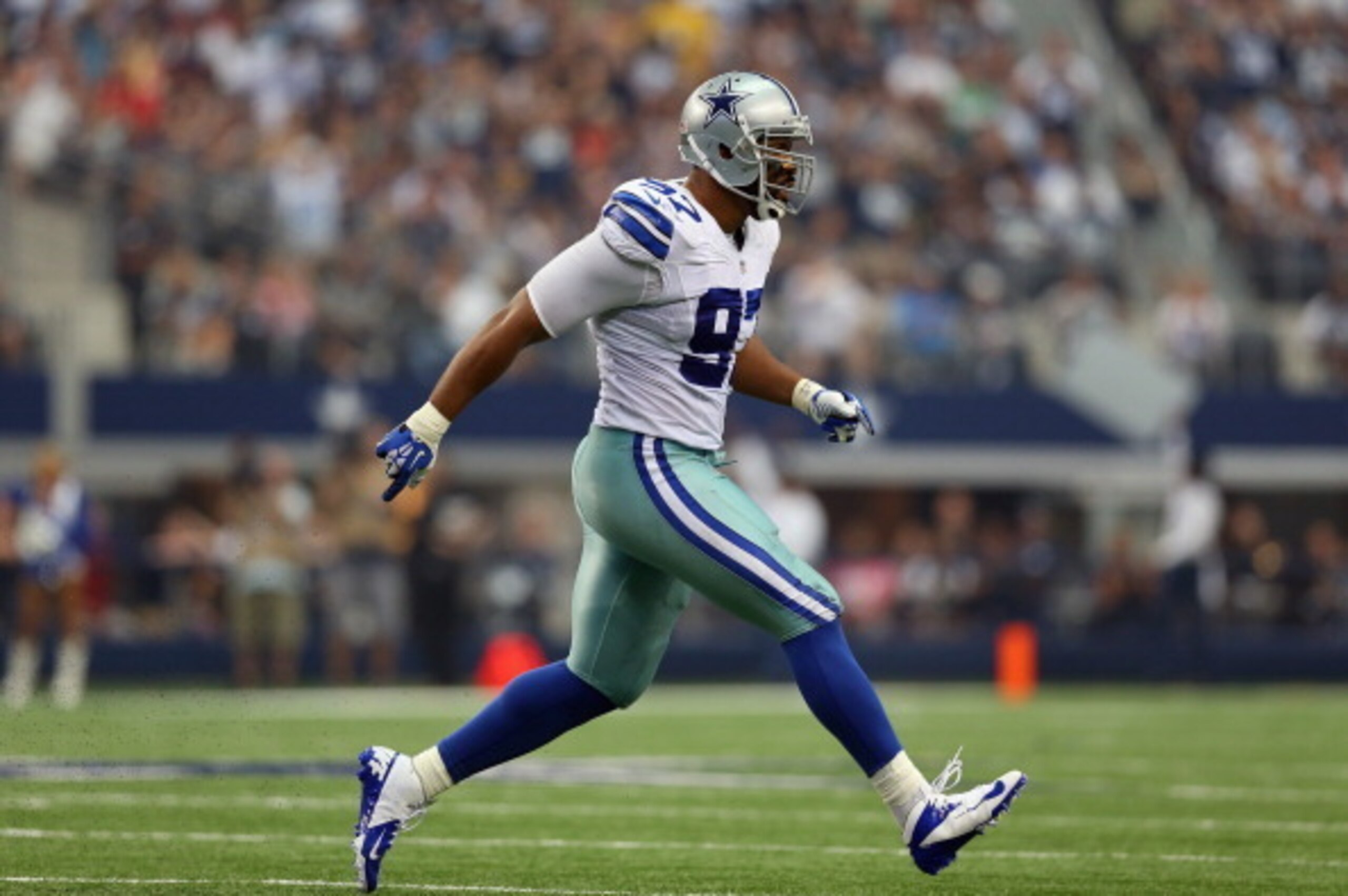 Jason Hatcher will boost the D-line's ability to get after quarterbacks.