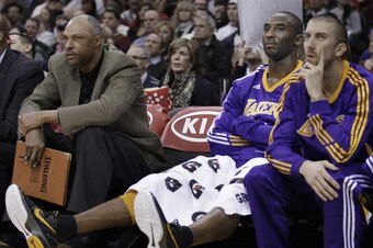 Current Milwaukee Bucks assistant coach Jim Cleamons in 2011 in his last season with the Lakers.