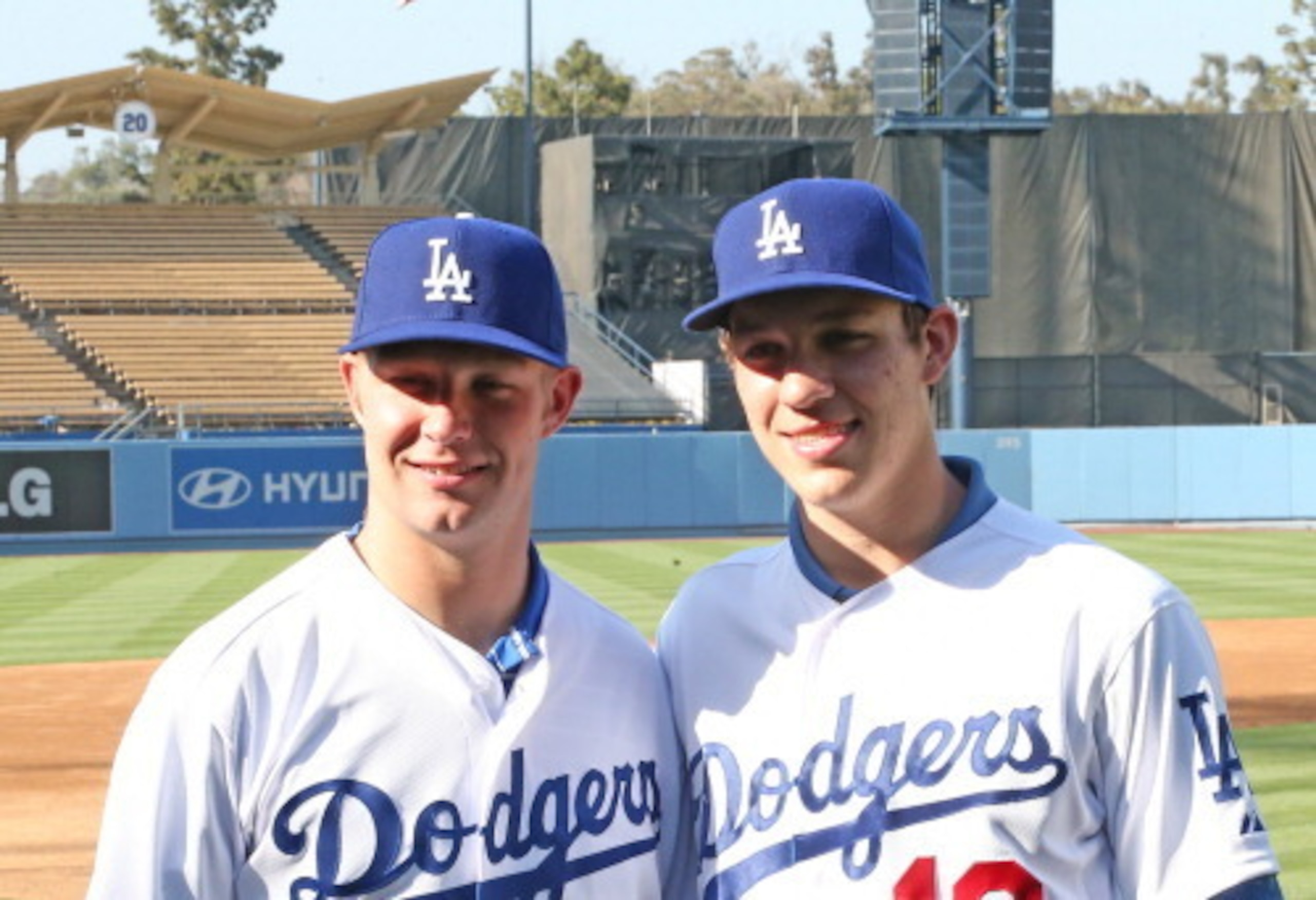 Anderson, left, with Tom Windle