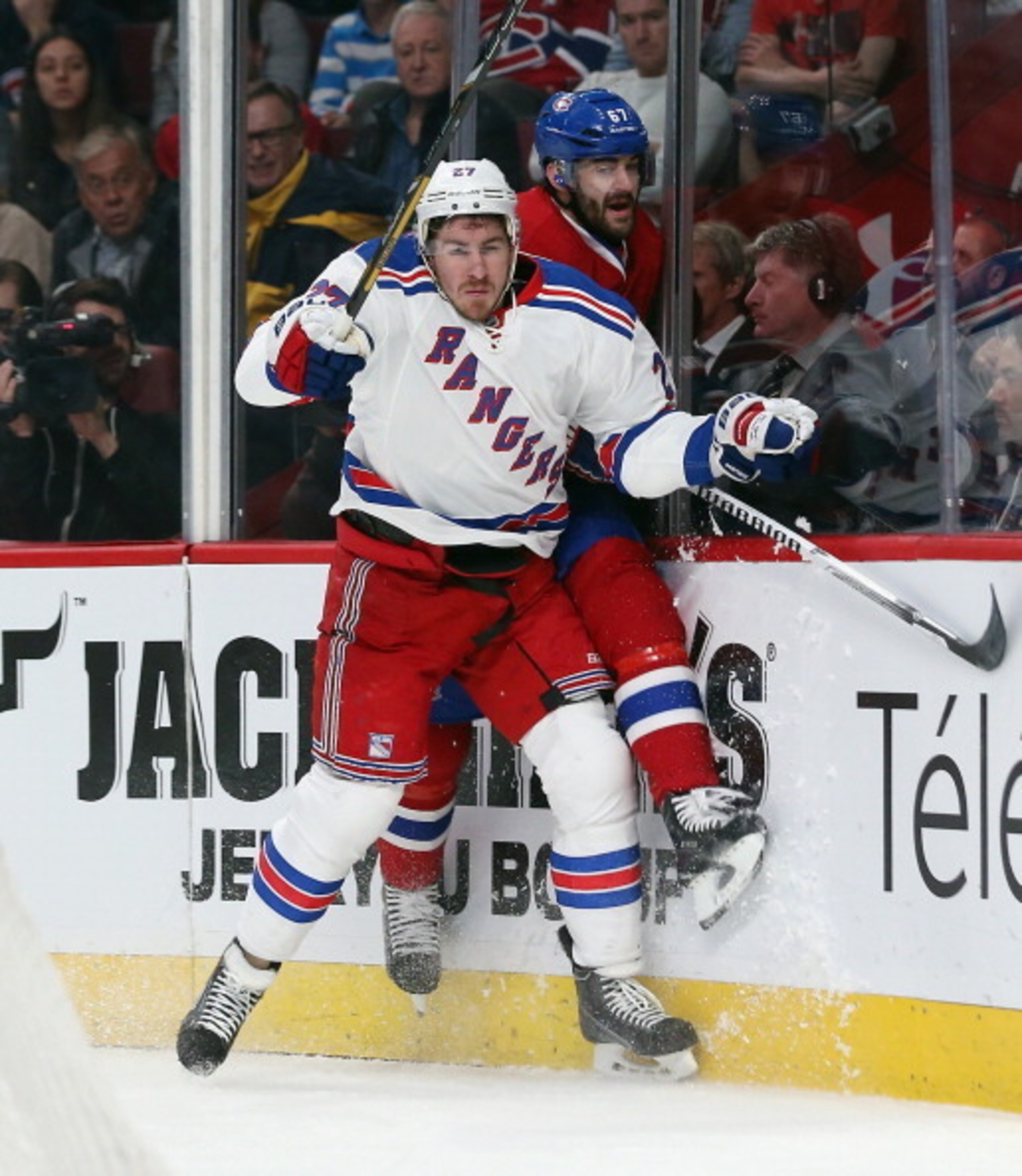 Ryan McDonagh hits Max Pacioretty.