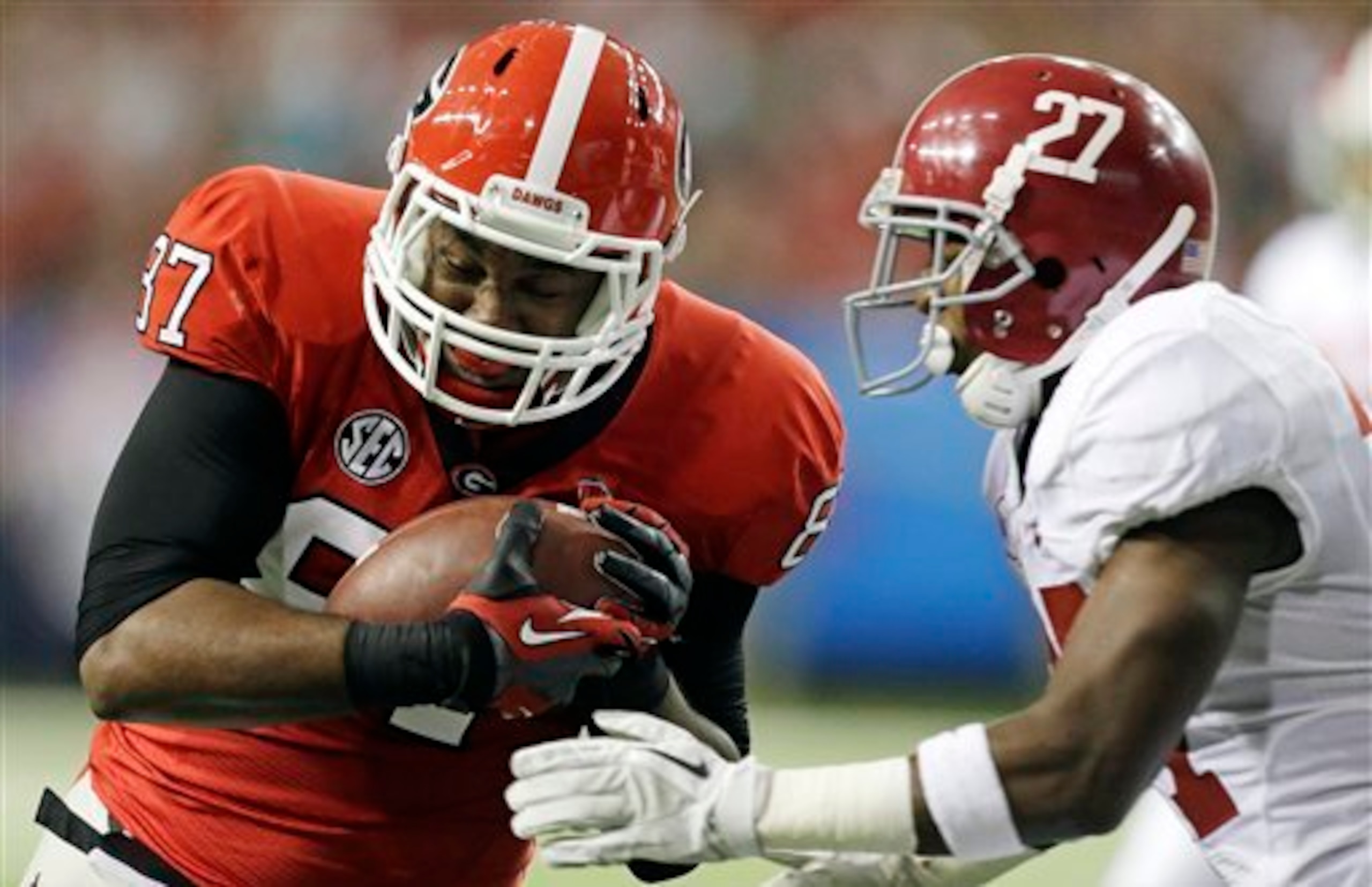 Georgia tight end Jay Rome Georgia tight end Jay Rome