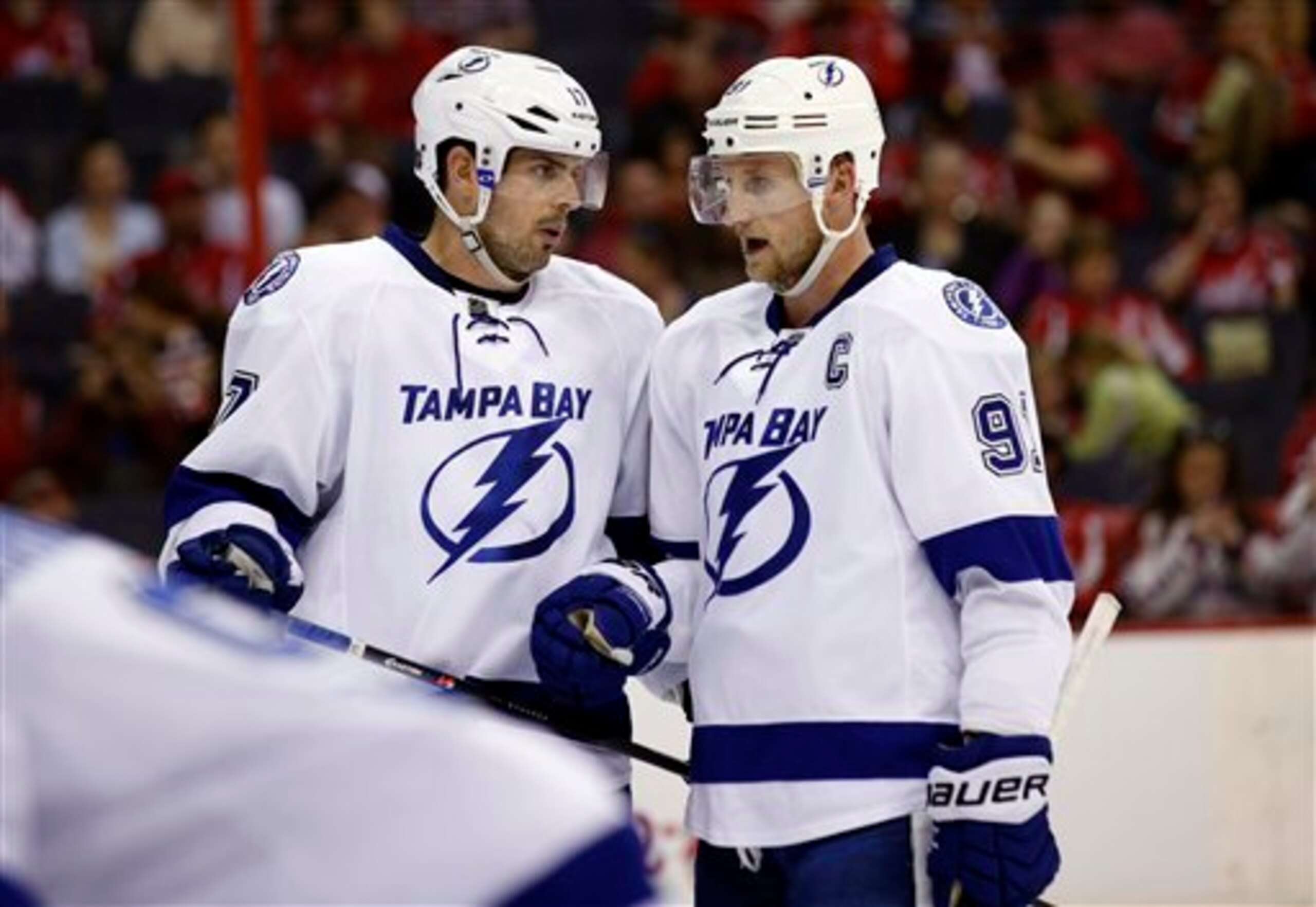 Alex Killorn and Steven Stamkos teamed up for parts of the 2013-14 season.