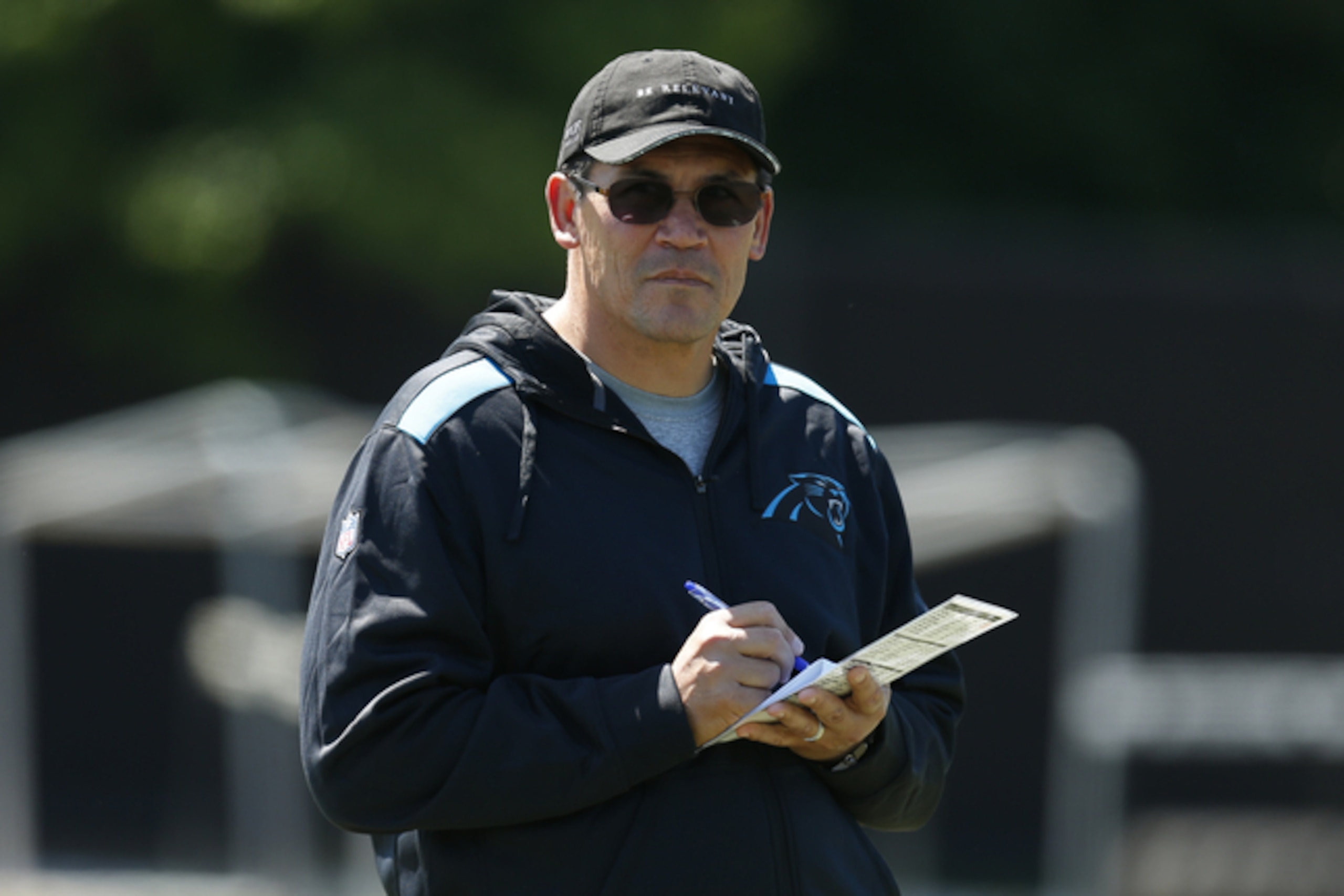 Carolina head coach Ron Rivera