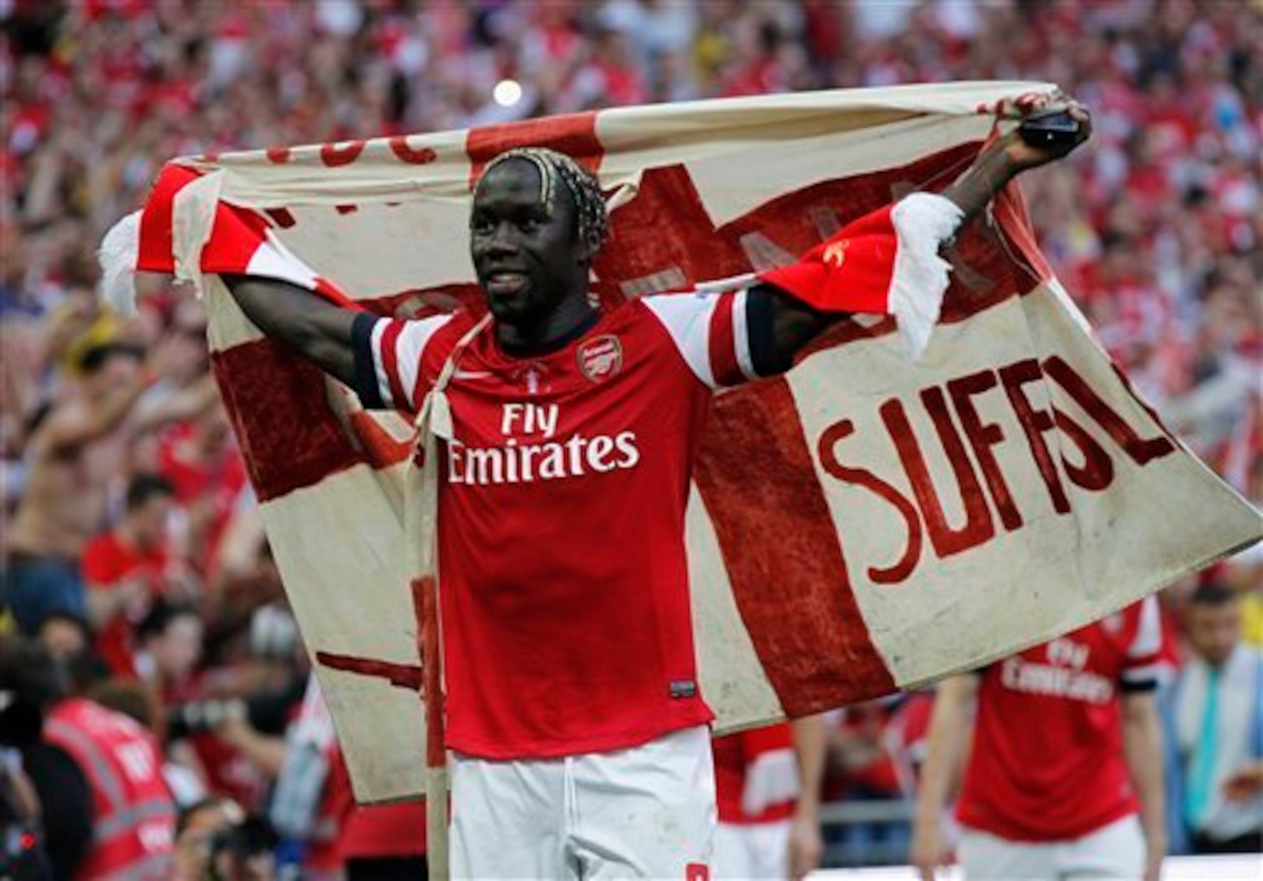 If Sagna is finished at Arsenal, you cannot say he did not go out on top.