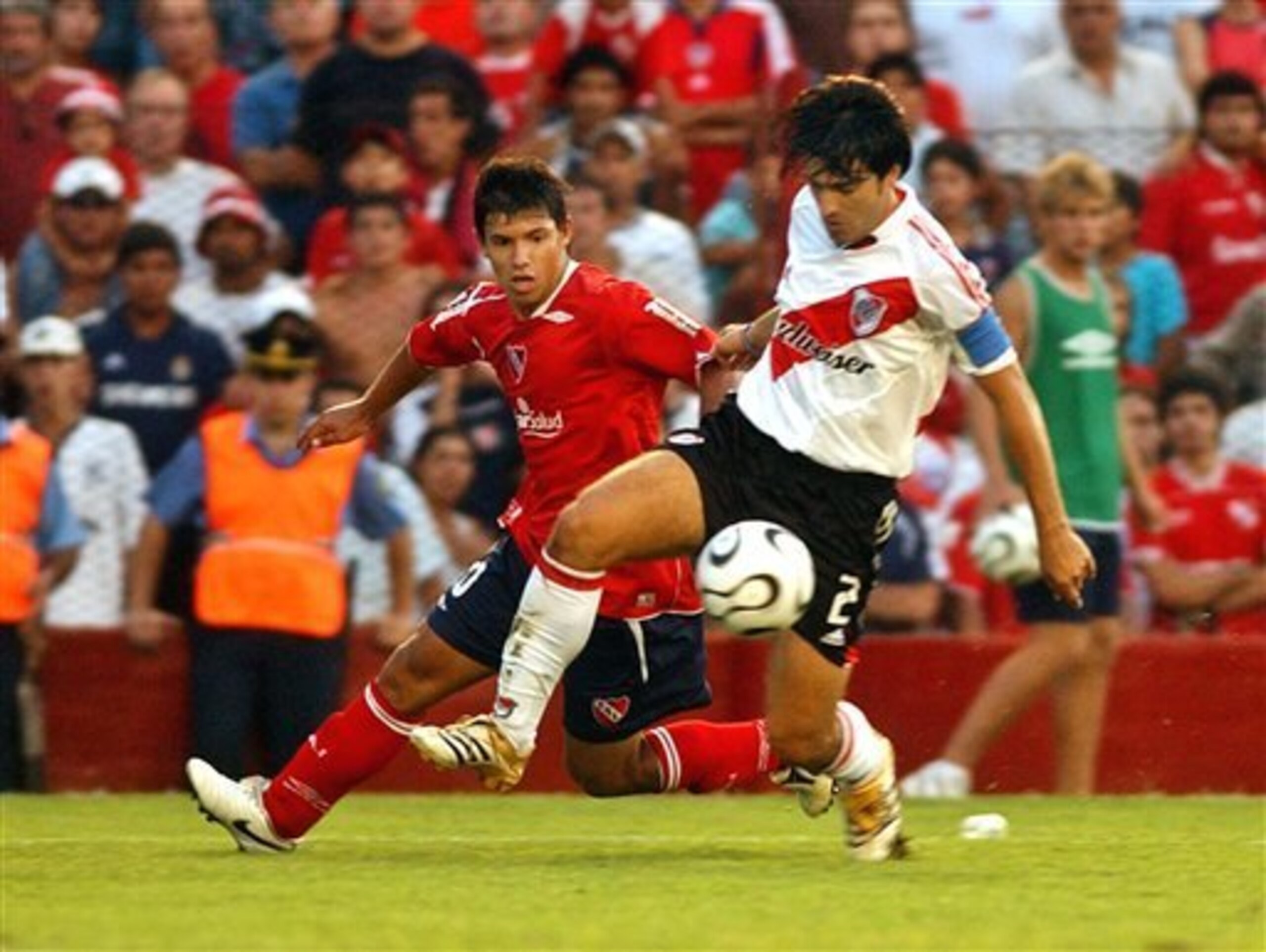 Aguero's low center of gravity makes him a difficult man to mark, and to shield the ball from.