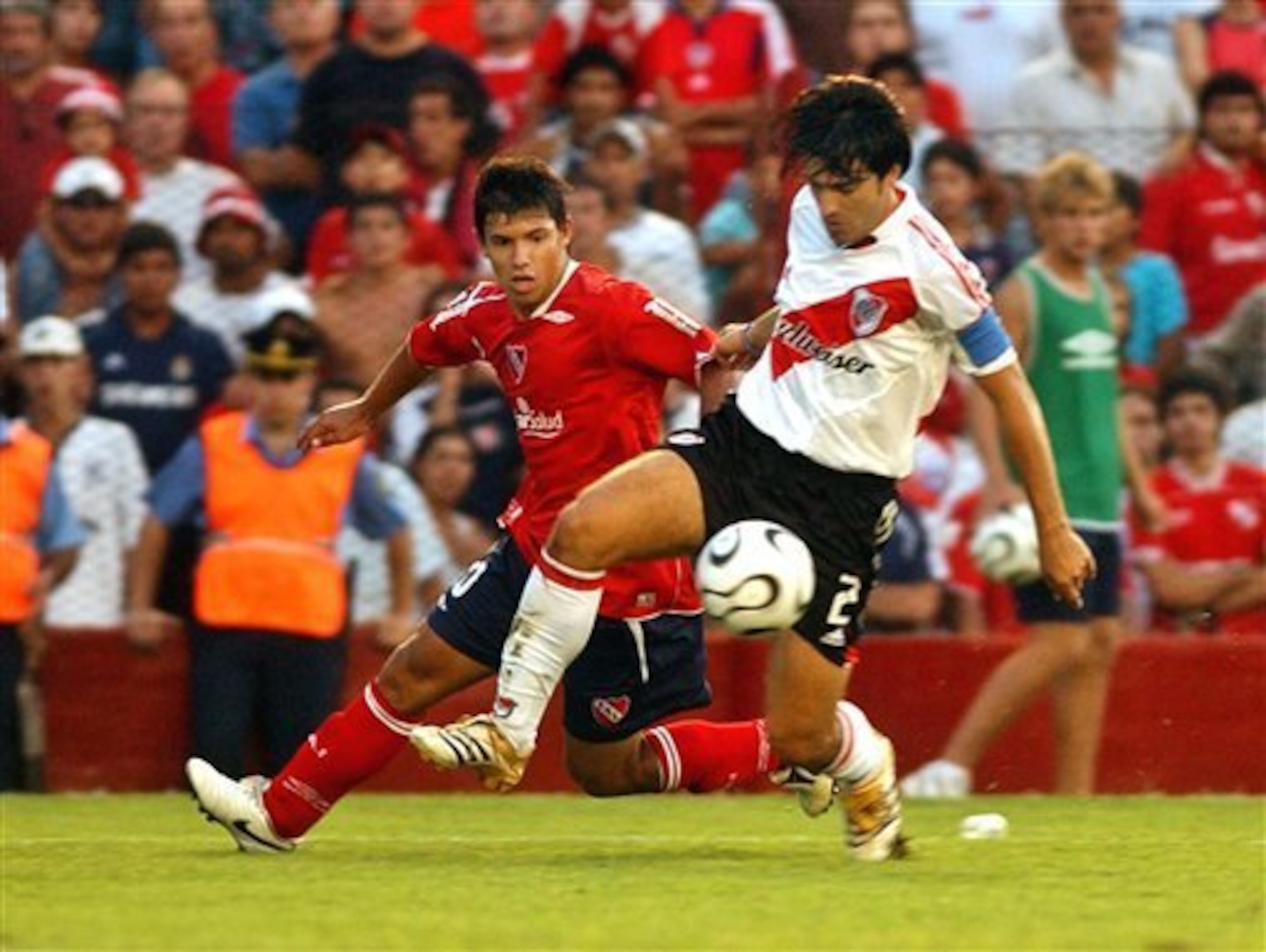 Aguero's low center of gravity makes him a difficult man to mark, and to shield the ball from.