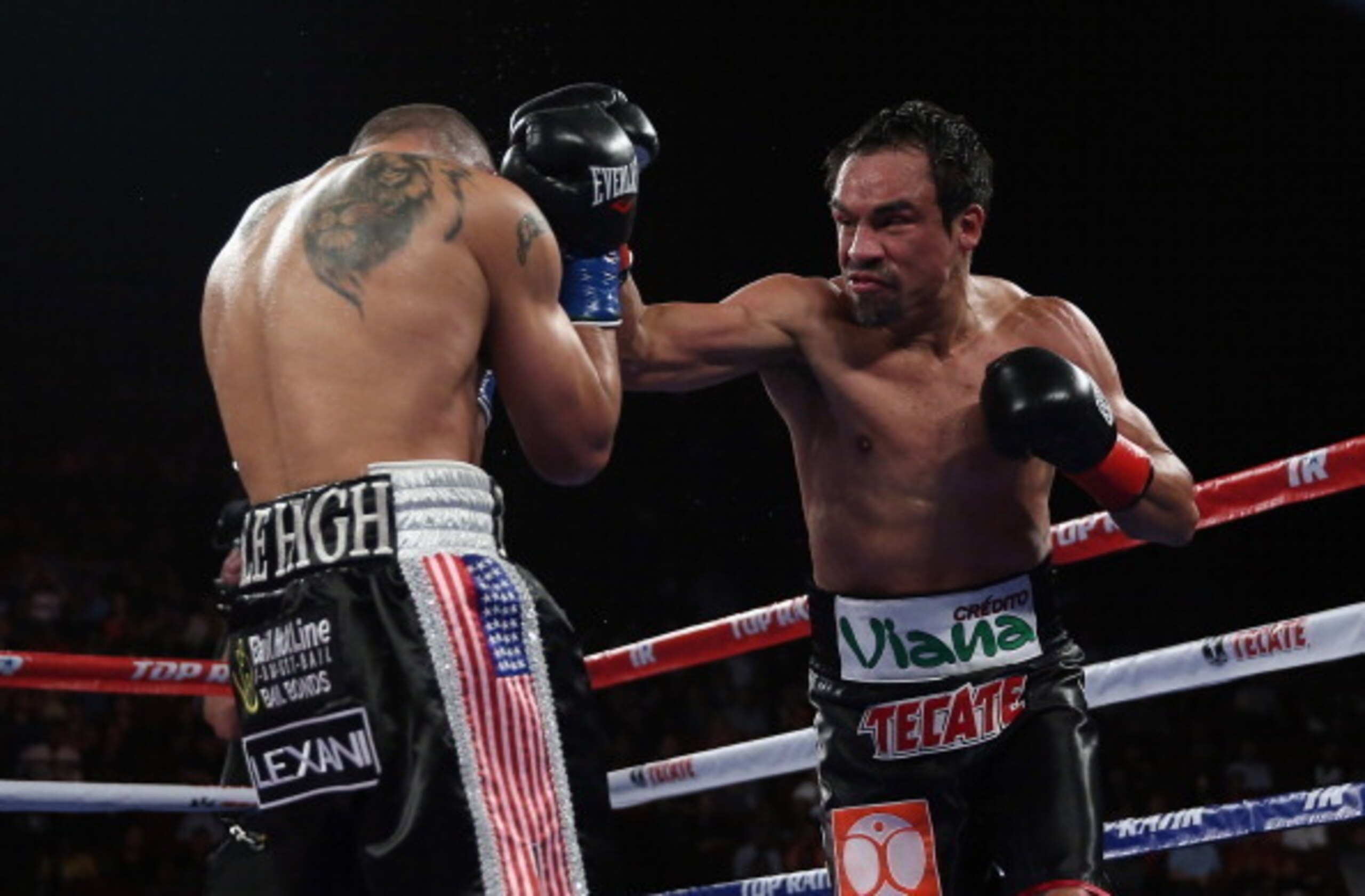 Juan Manuel Marquez taking on Mike Alvarado