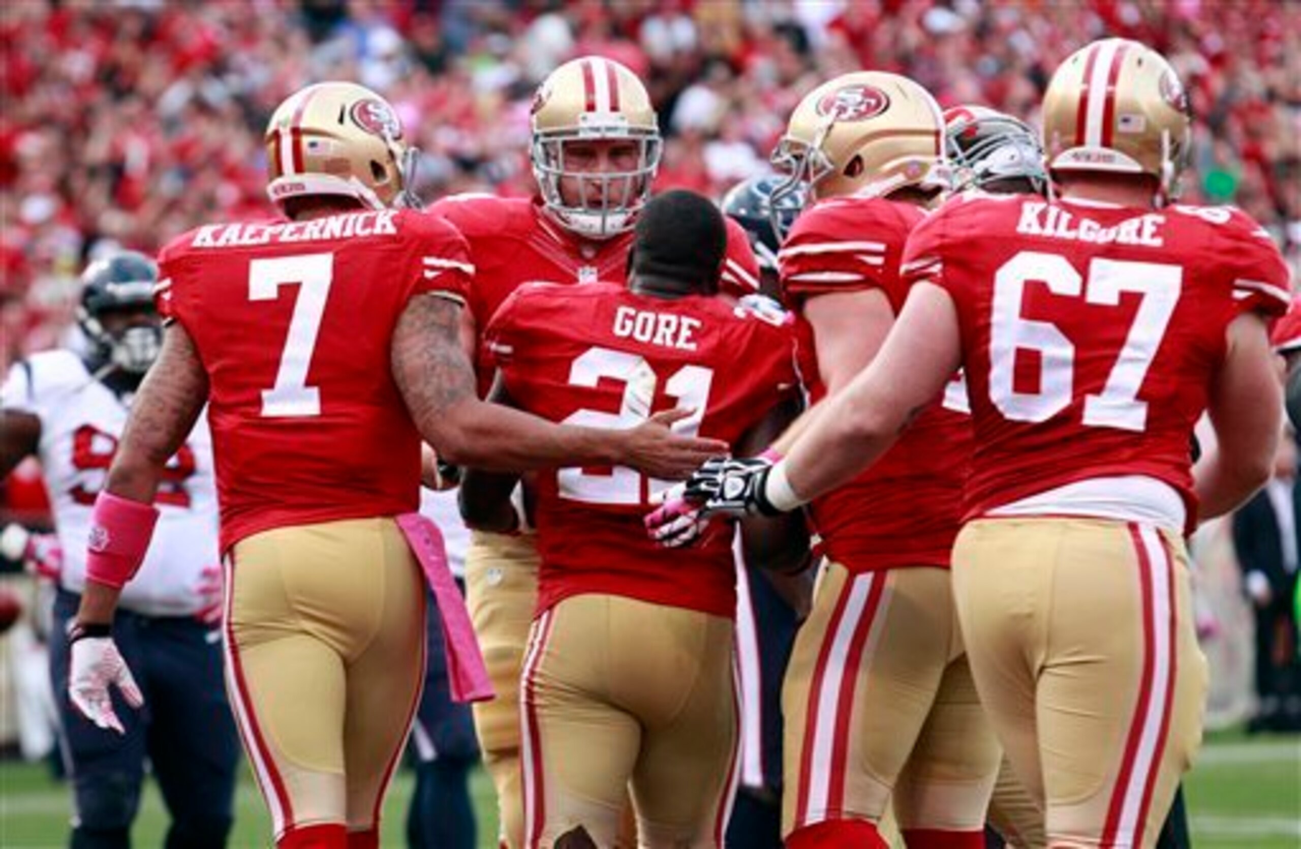 Will Daniel Kilgore be the one hiking the ball to Colin Kaepernick and blocking for Frank Gore in 2014?