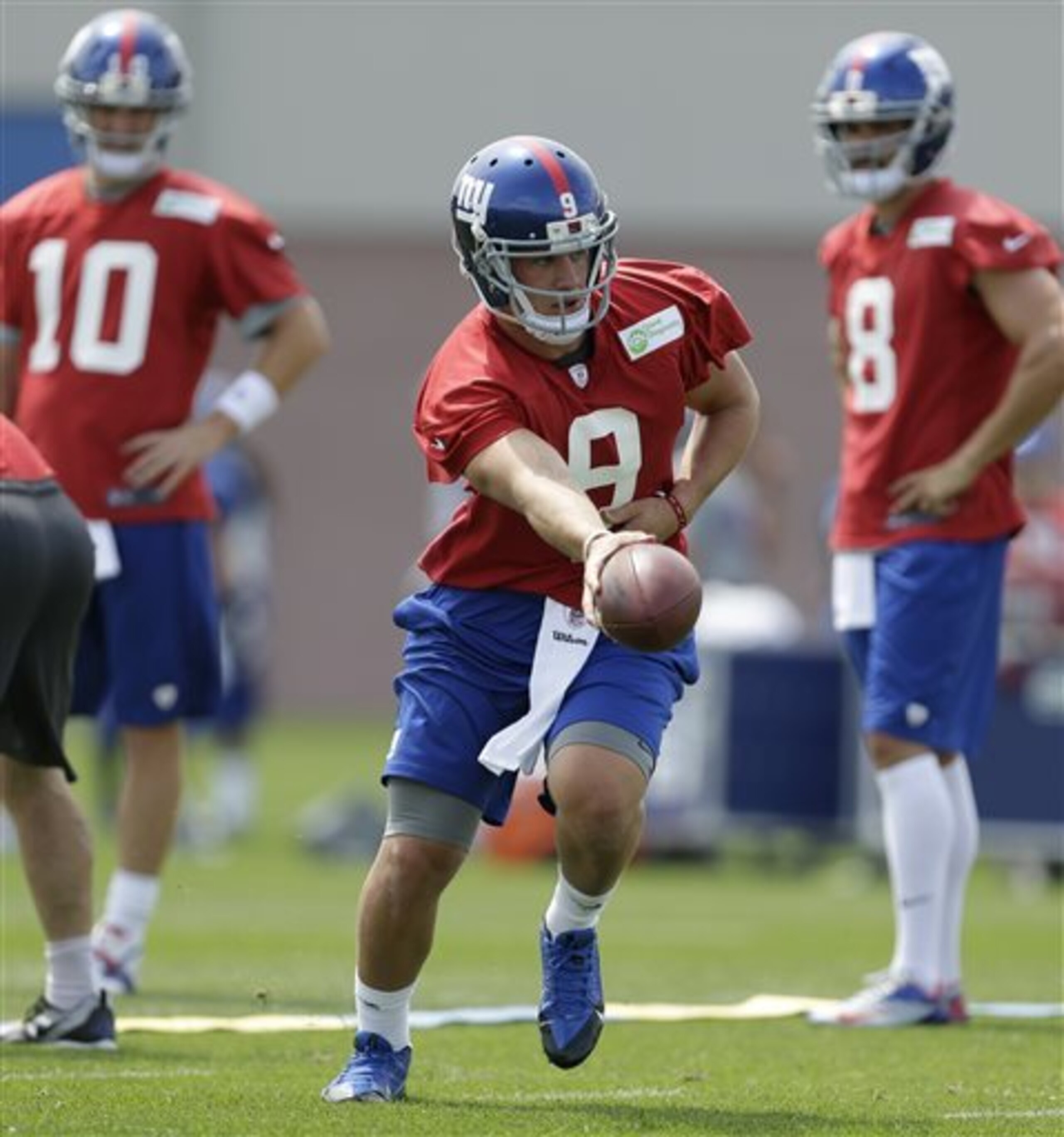 If Manning's ankle doesn't hold up, whoever wins the backup job may be the key to Big Blue's success.