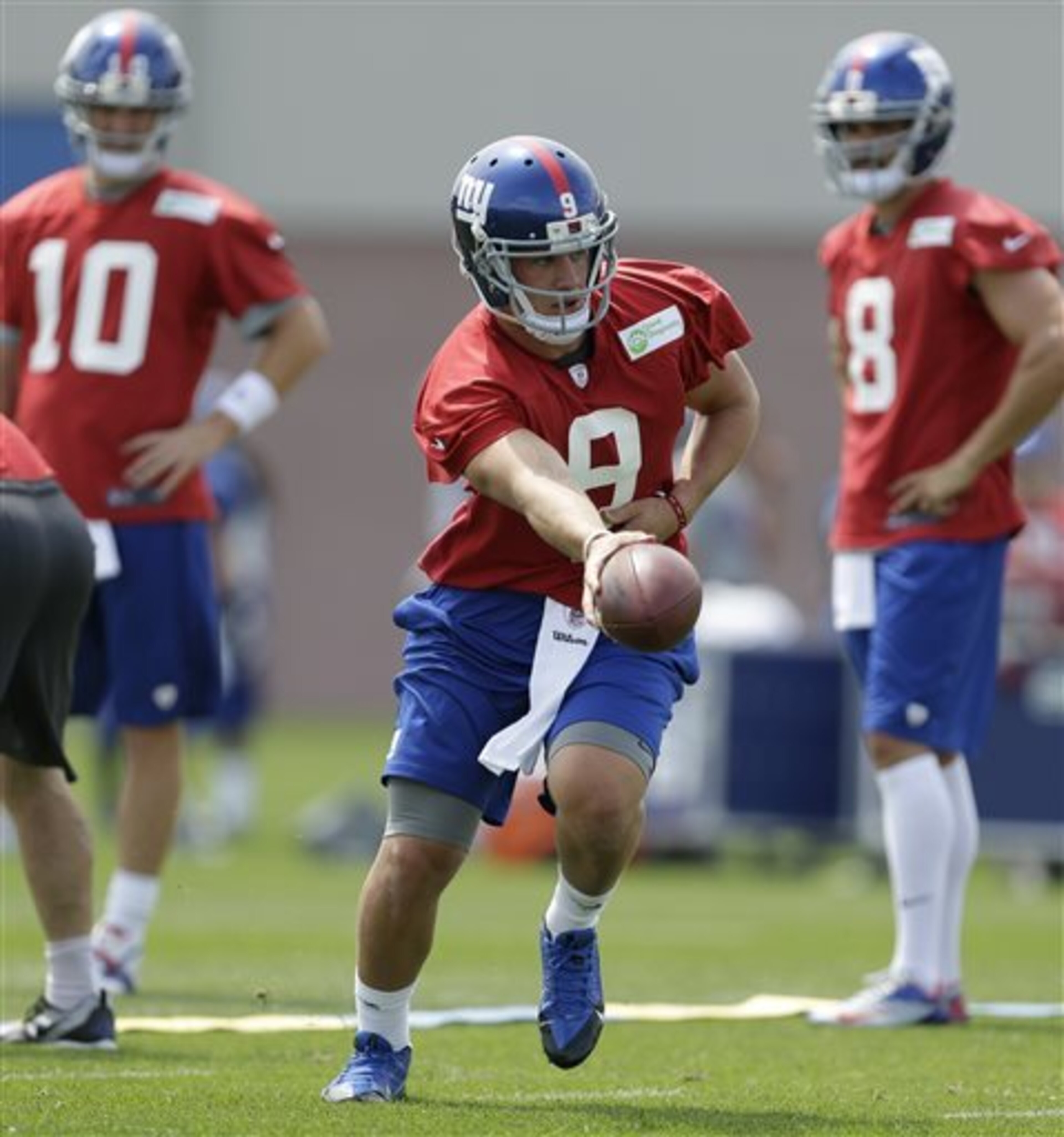If Manning's ankle doesn't hold up, whoever wins the backup job may be the key to Big Blue's success.