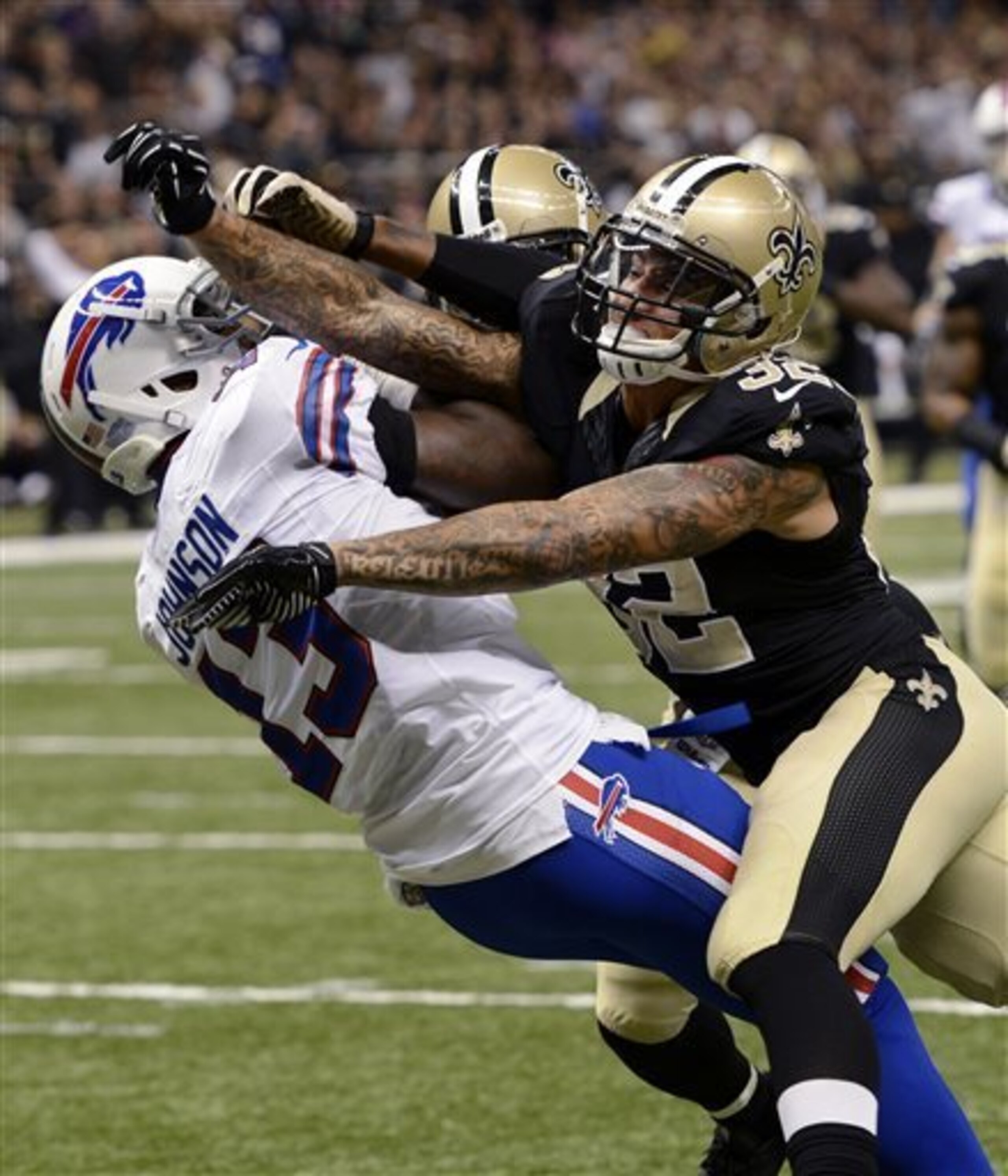 Saints safety Malcolm Jenkins, now an Eagle