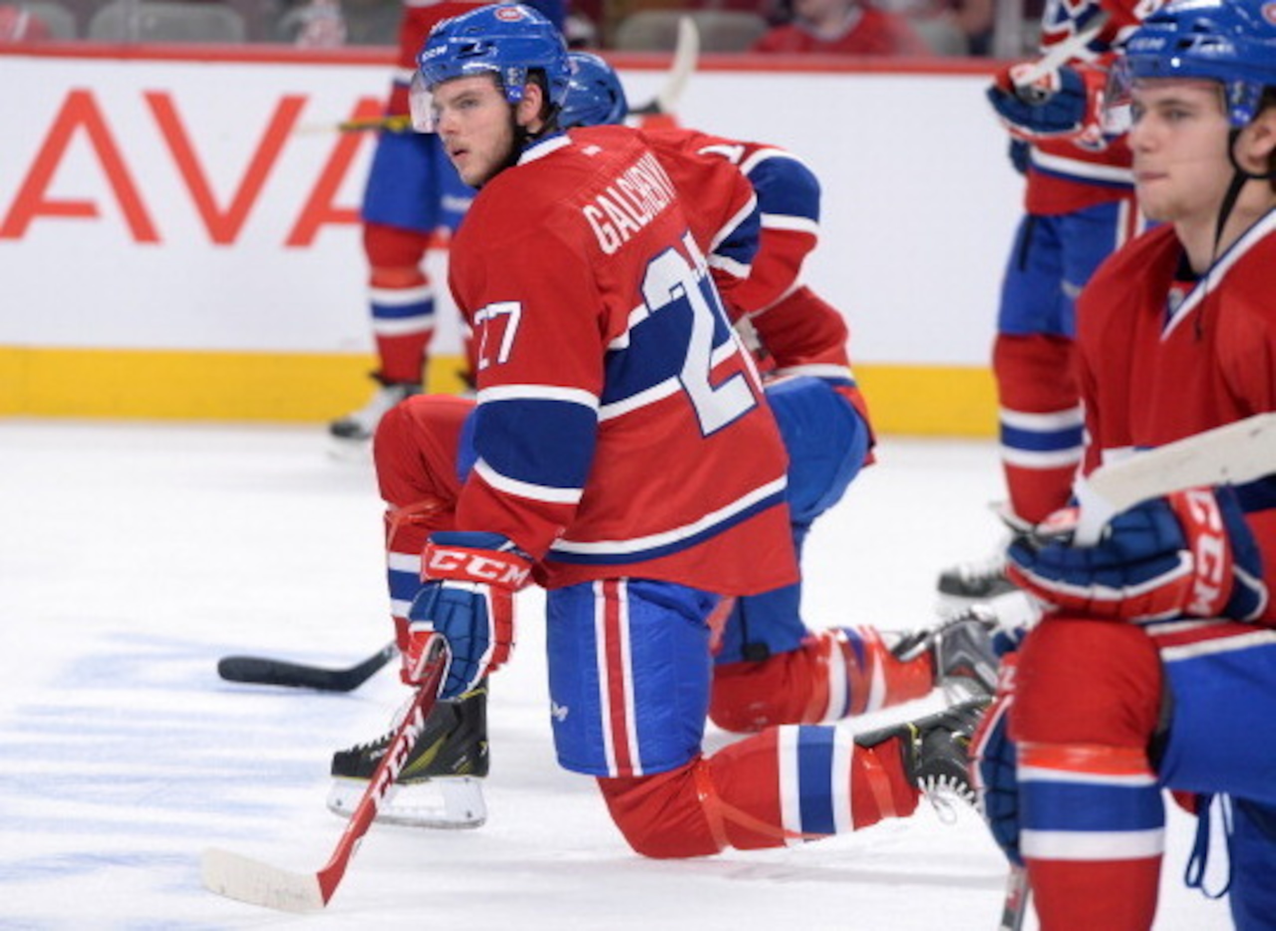 Alex Galchenyuk returned in Game 2. Alex Galchenyuk returned in Game 2.