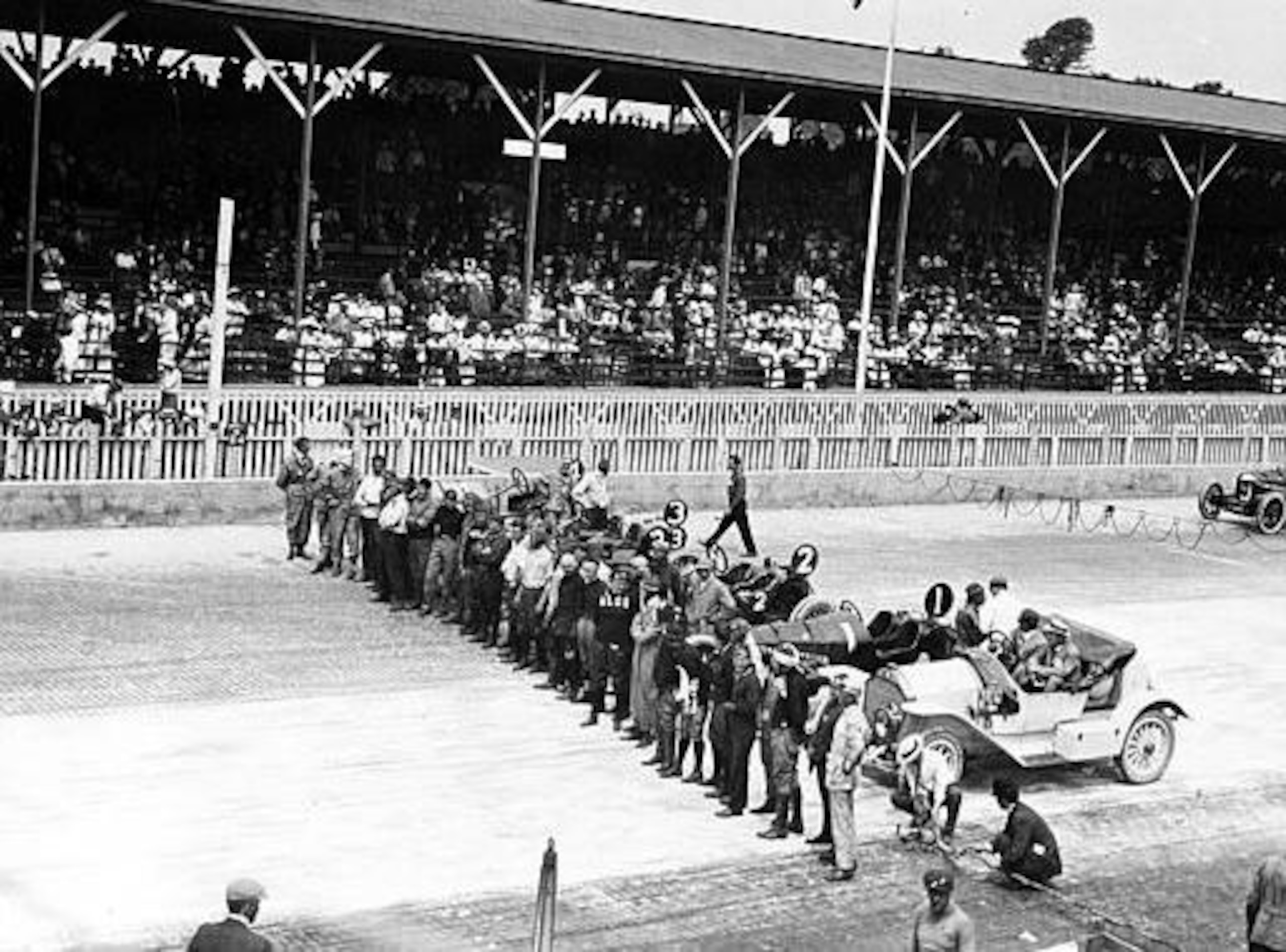 The first Indy 500, 1911.