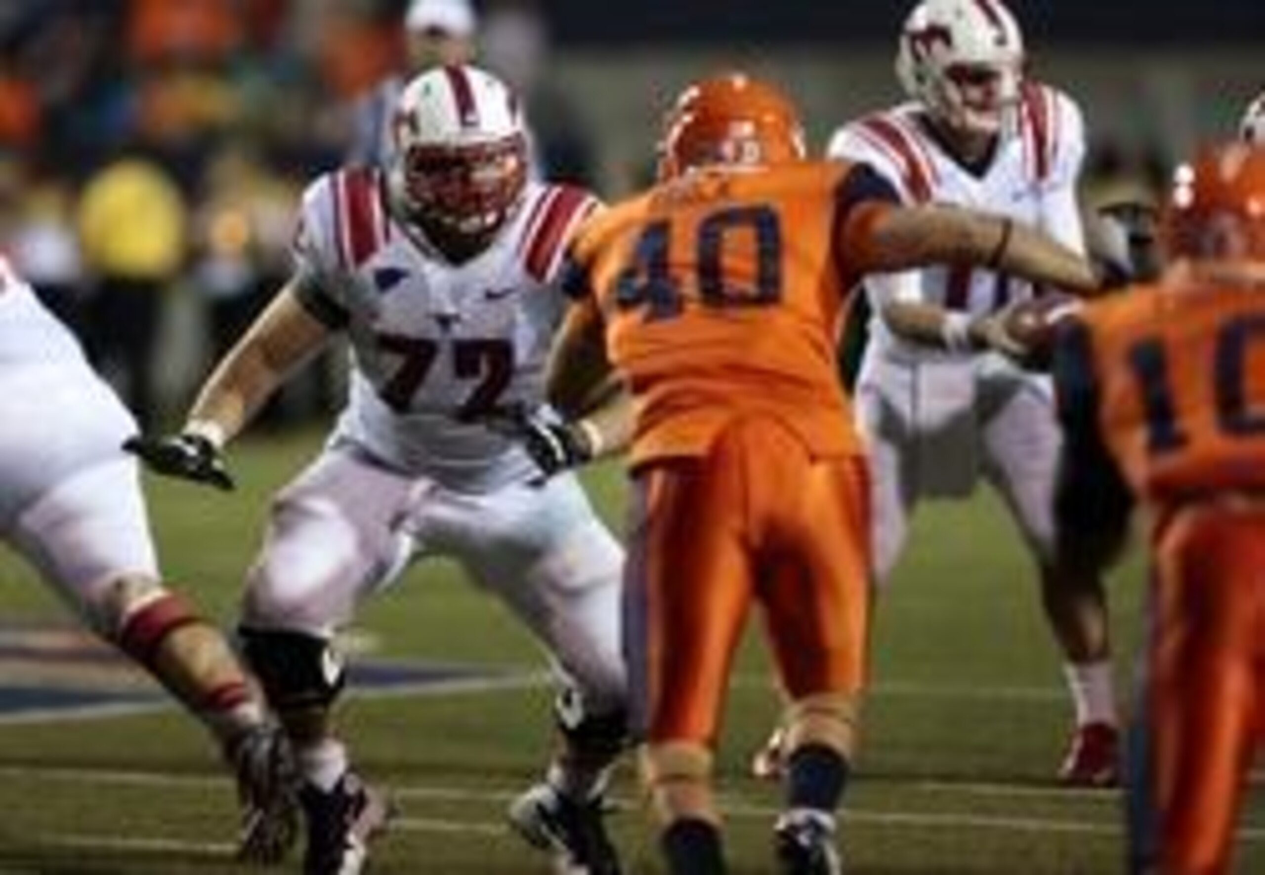 Ben Gottschalk could be counted on for depth up front.