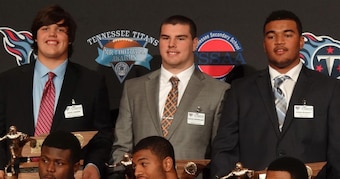 Three future Vols from last year's Mr. Football banquet: (from left) '15 OL Jack Jones, '15 OL Zach Stewart and '14 DL Derek Barnett
