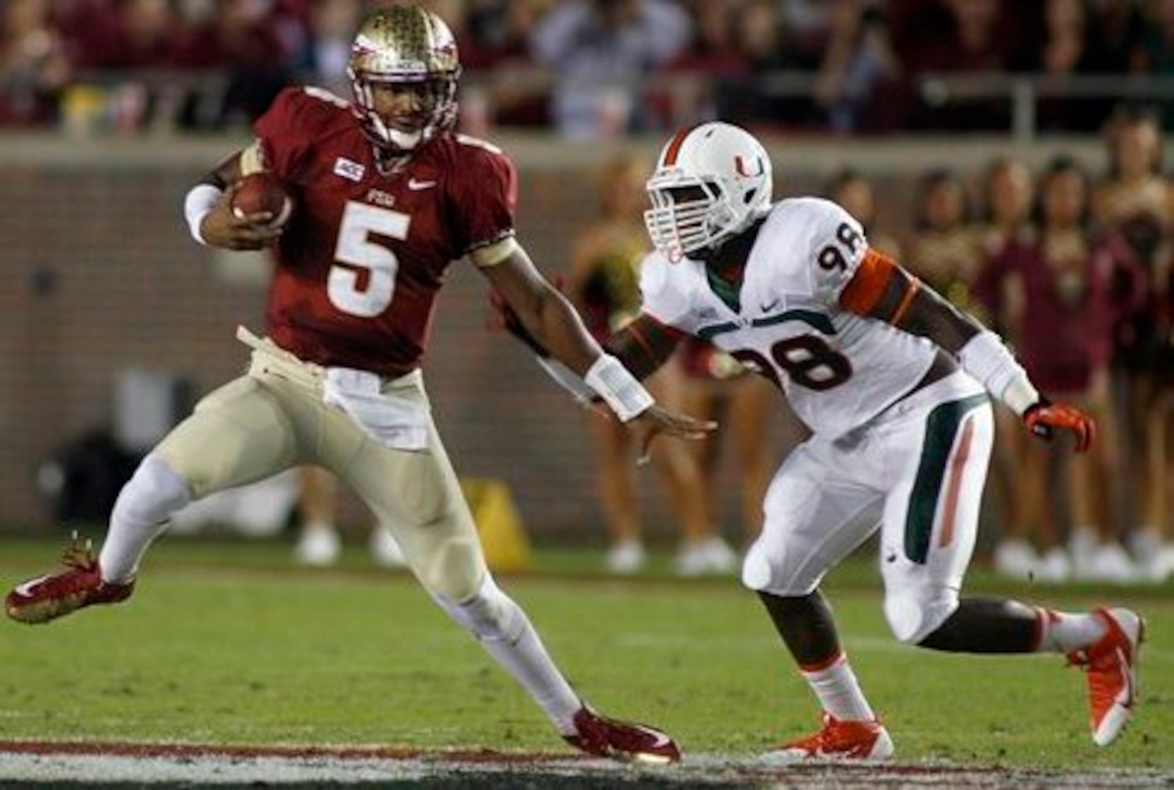 Al-Quadin Muhammad will be chasing down Jameis Winston in 2014.