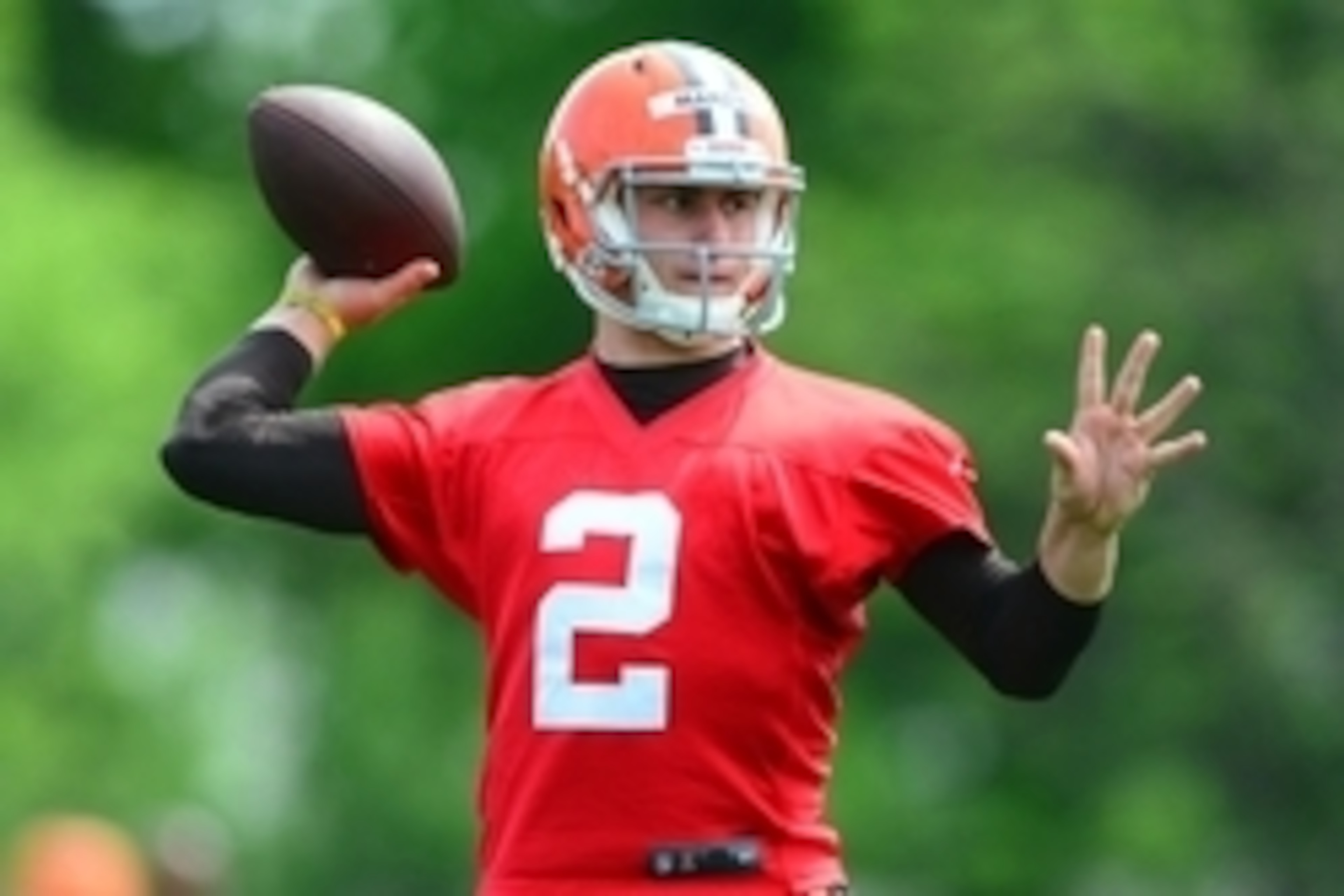 Johnny Manziel is currently third on the Cleveland Browns' quarterback depth chart. Will he stay there?