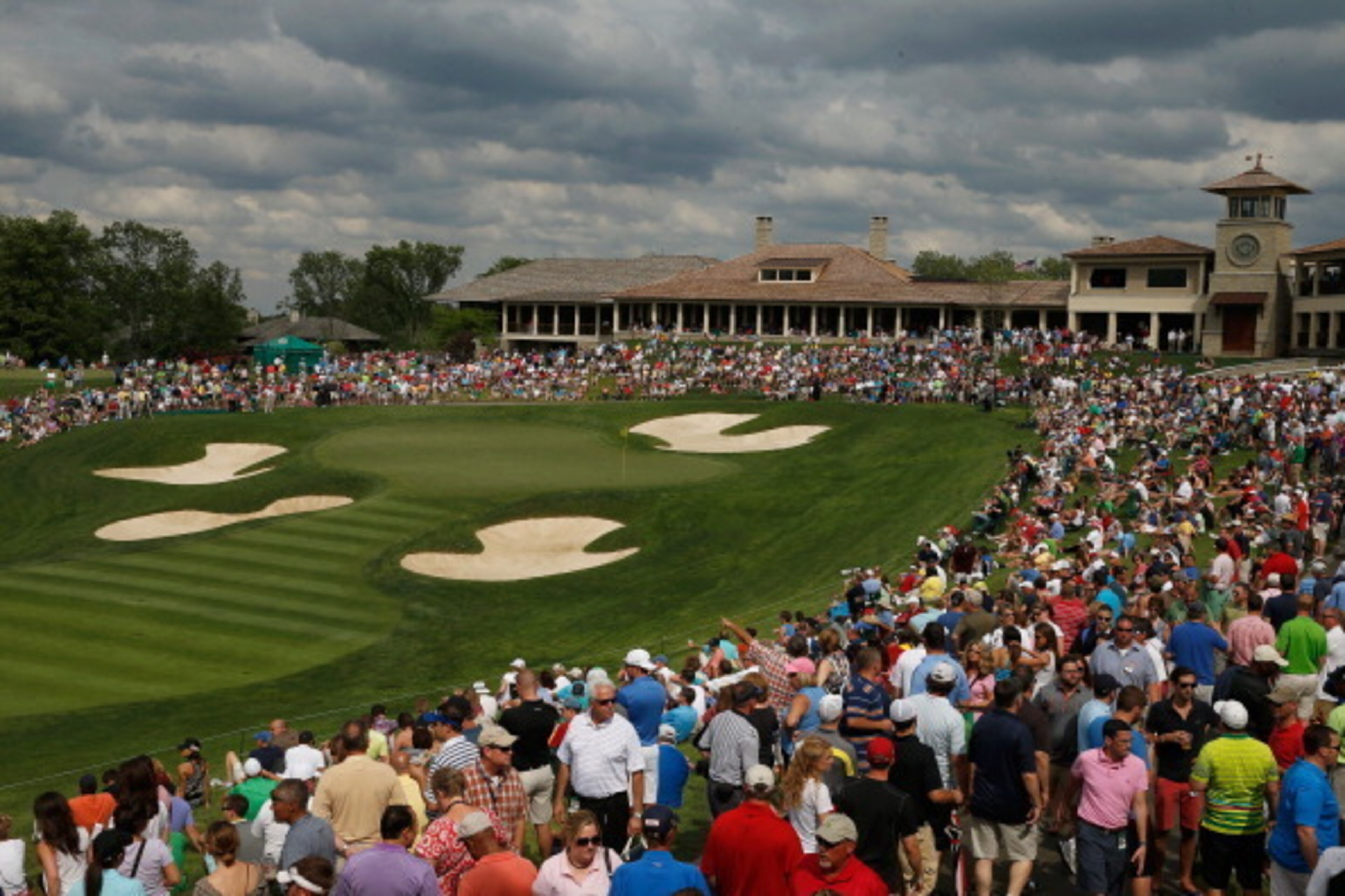 The Memorial always draws large crowds in Dublin, Ohio.