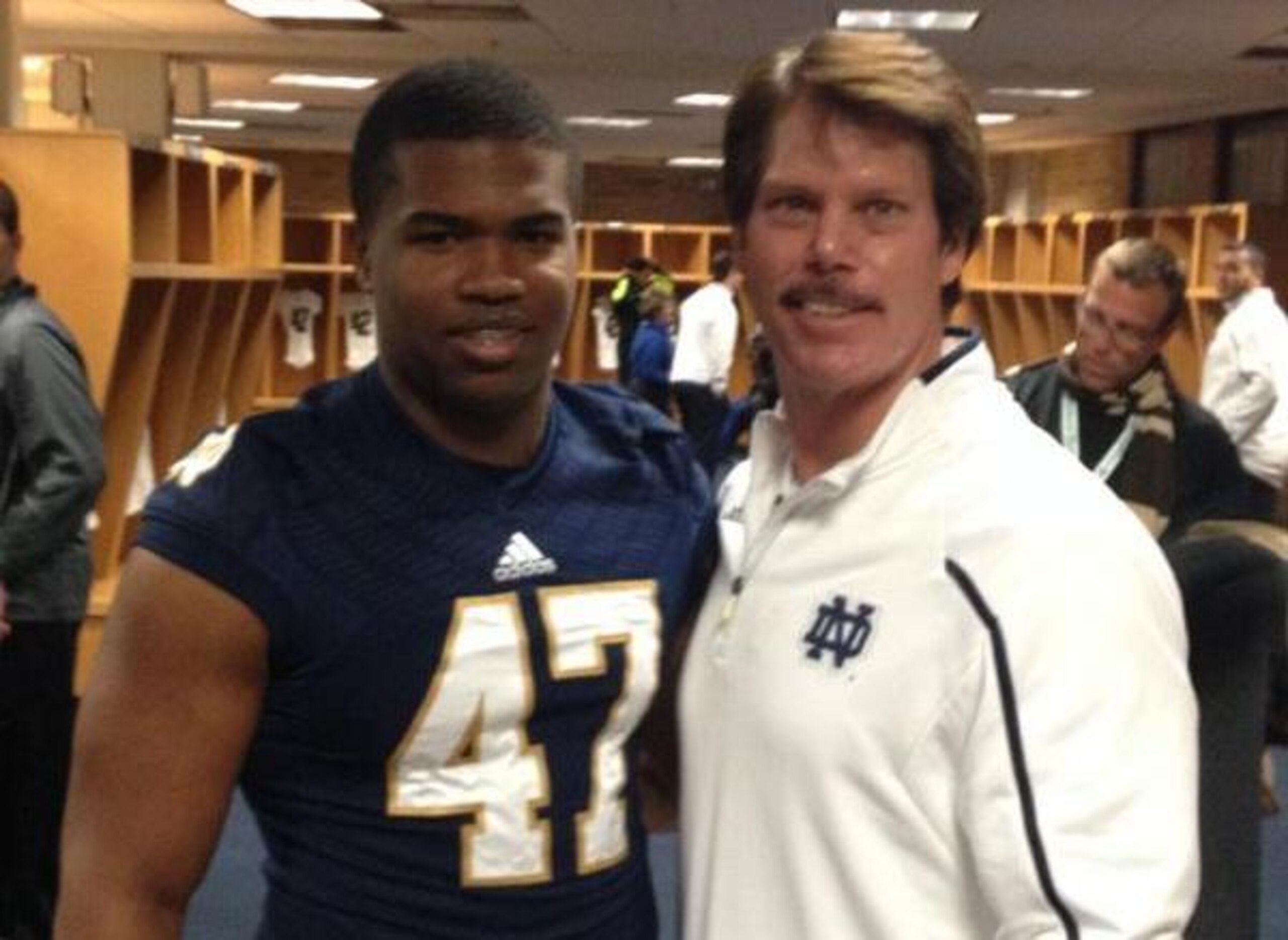 Justin Hilliard with Brian VanGorder