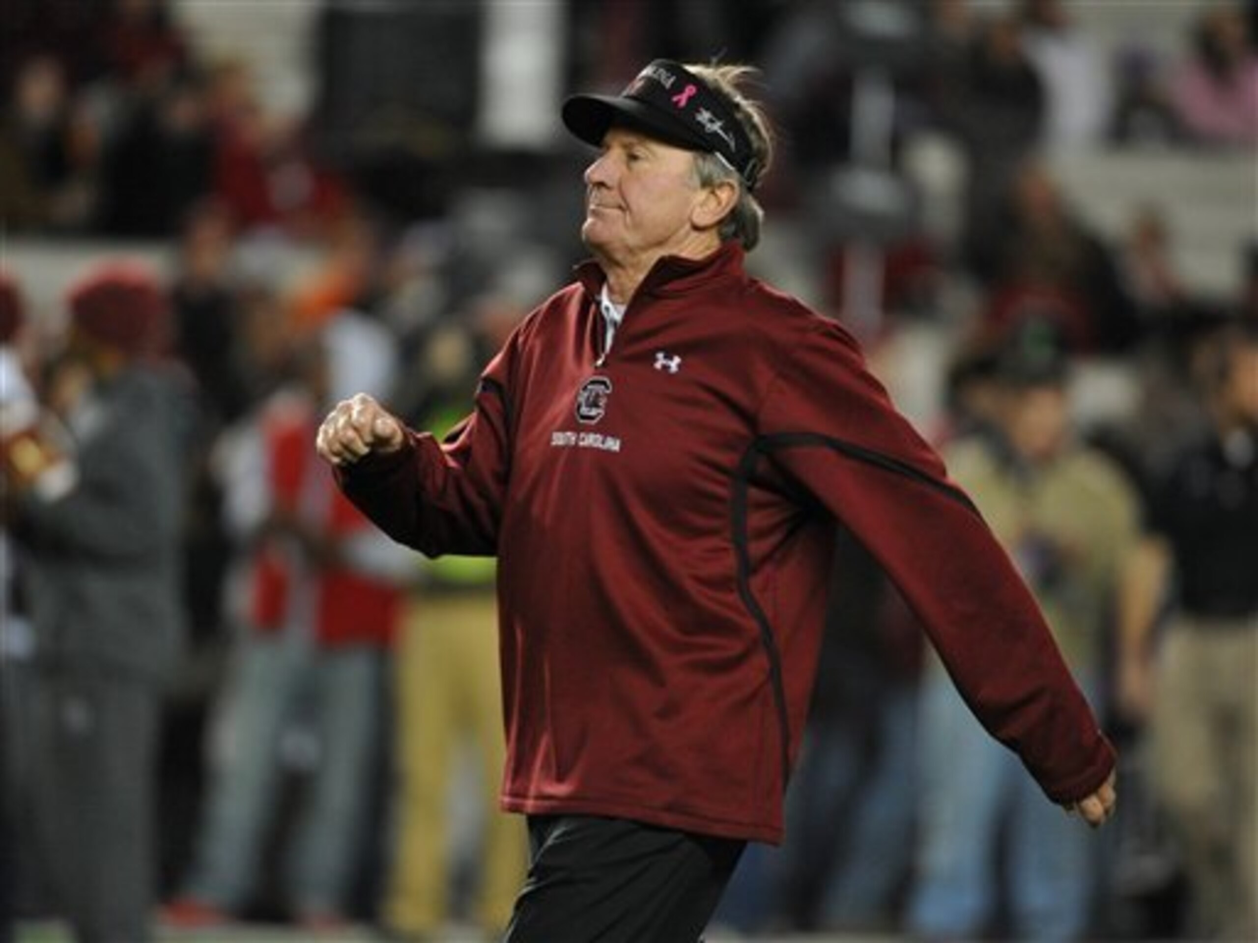South Carolina's Steve Spurrier