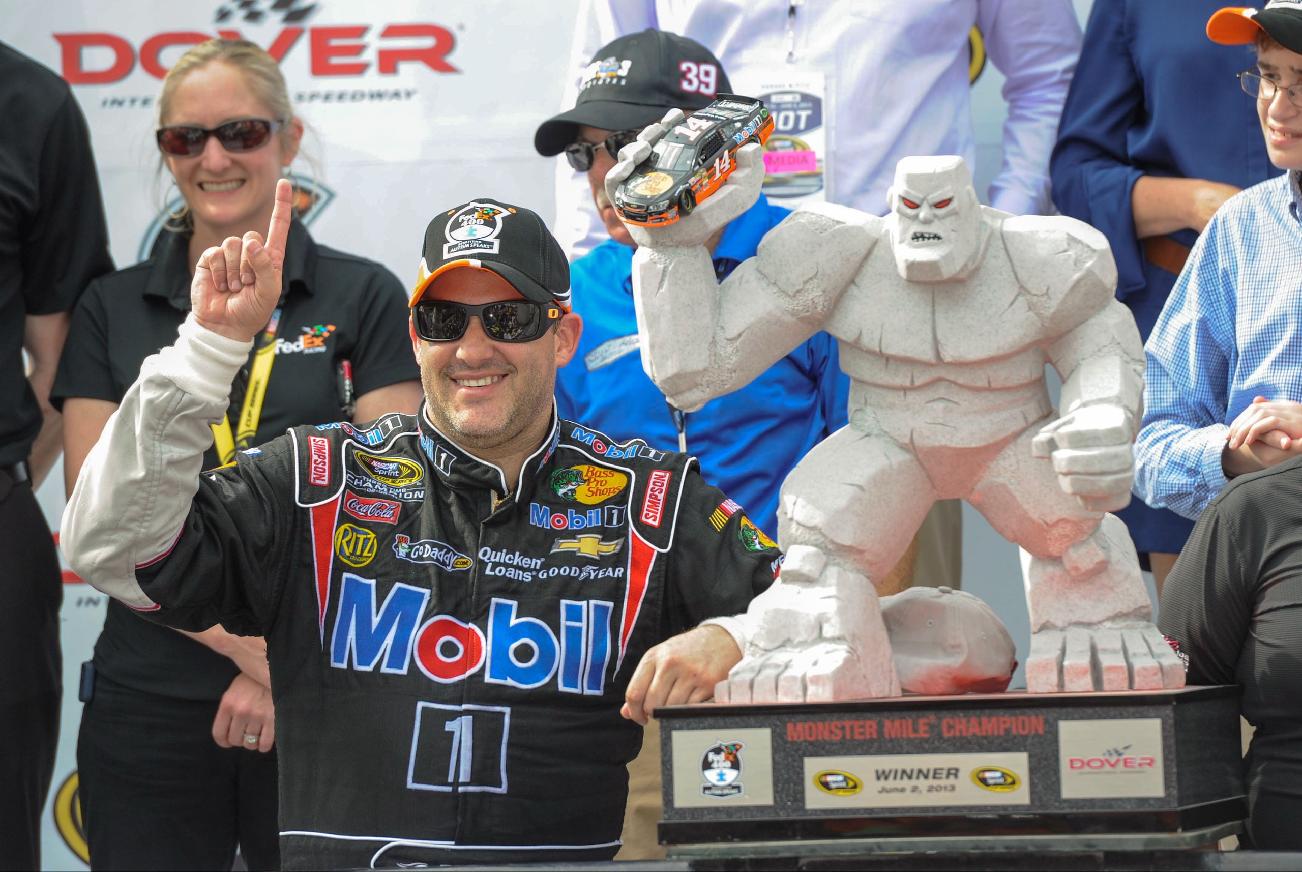 2013 Dover winner Tony Stewart