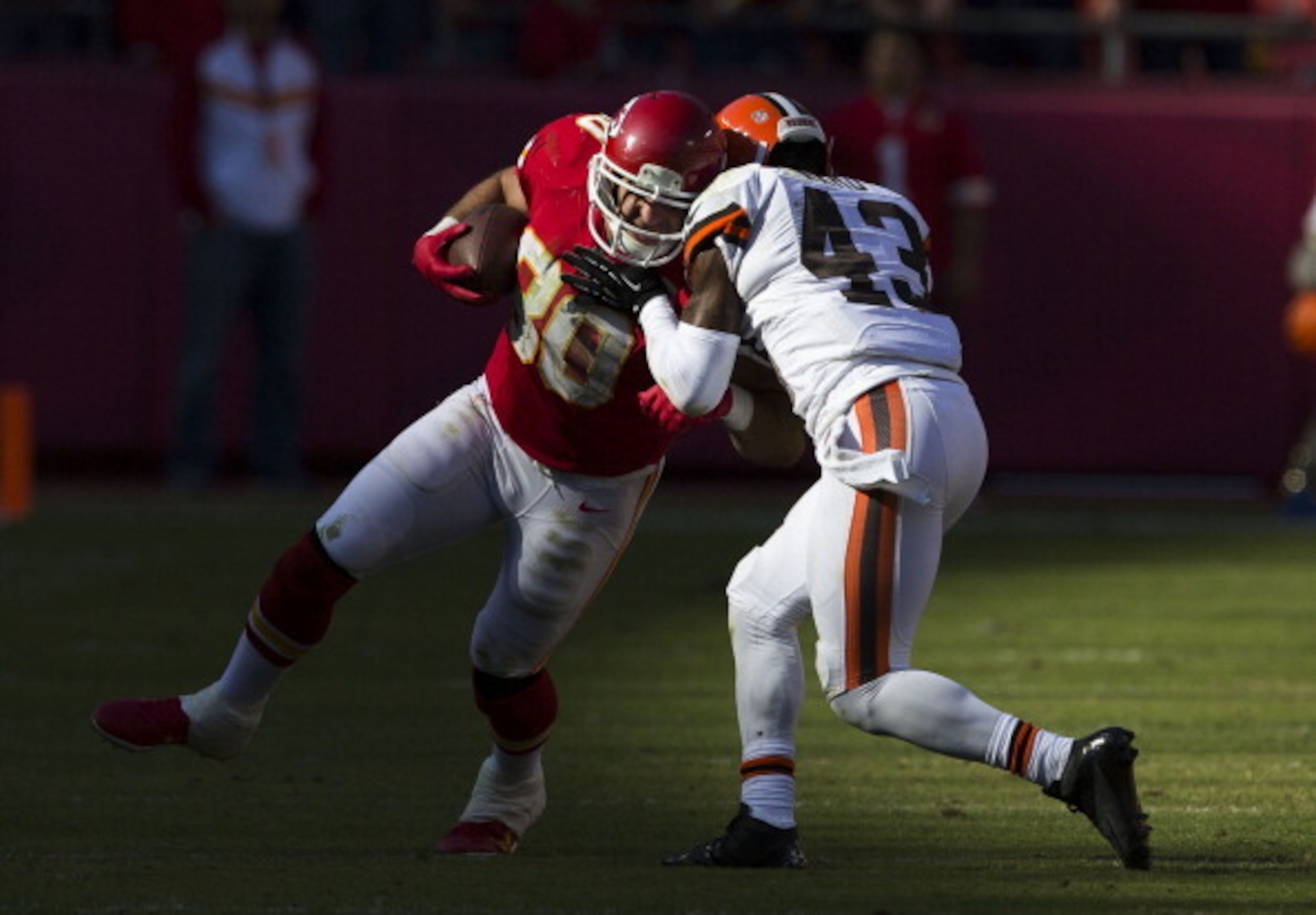 Ward can hit, but his coverage skills will be tested often in prime-time situations.