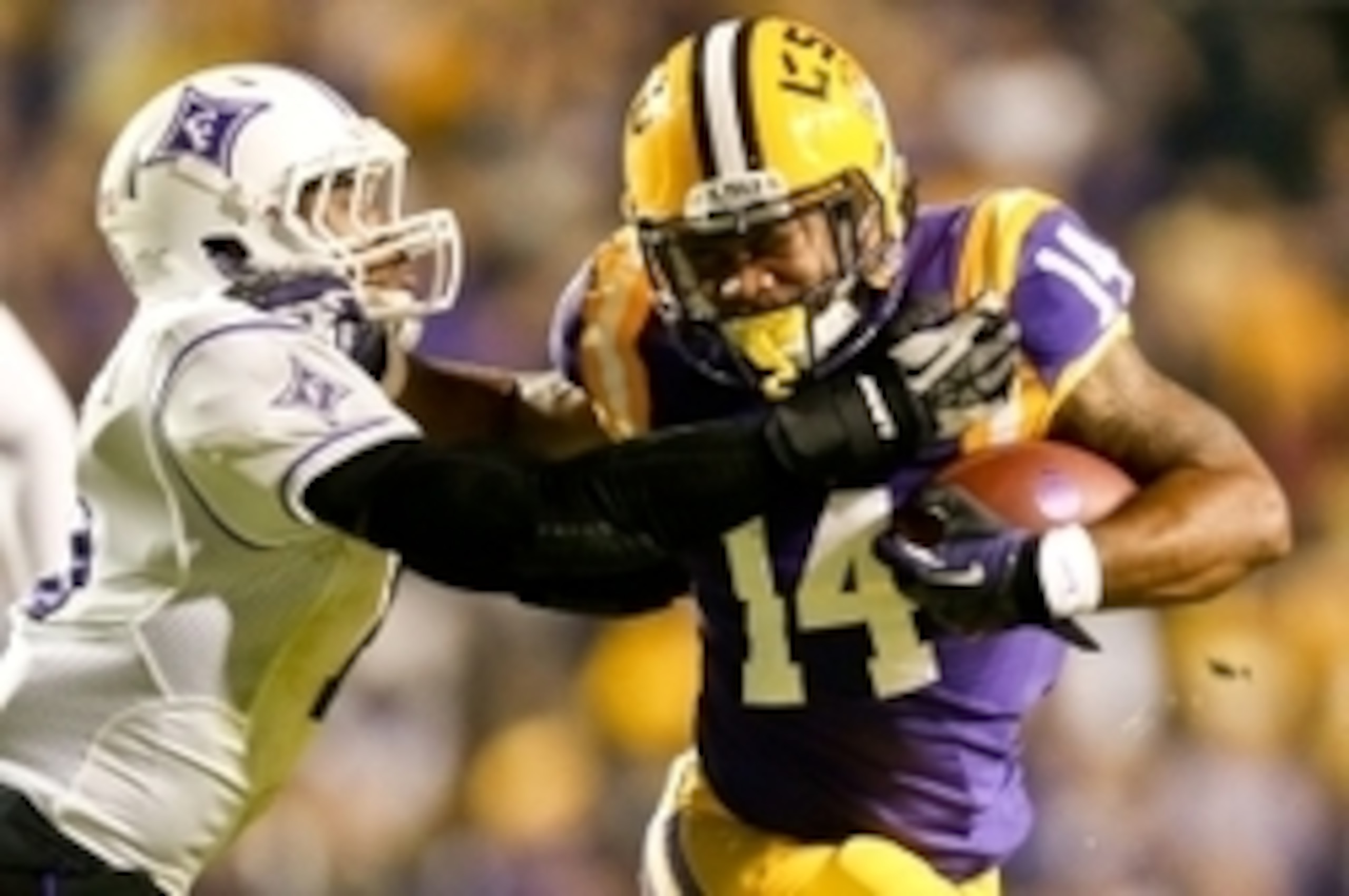 LSU running back Terrence Magee