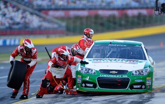 Kevin Harvick has been fast on the track, but his team has been slow in the pits.