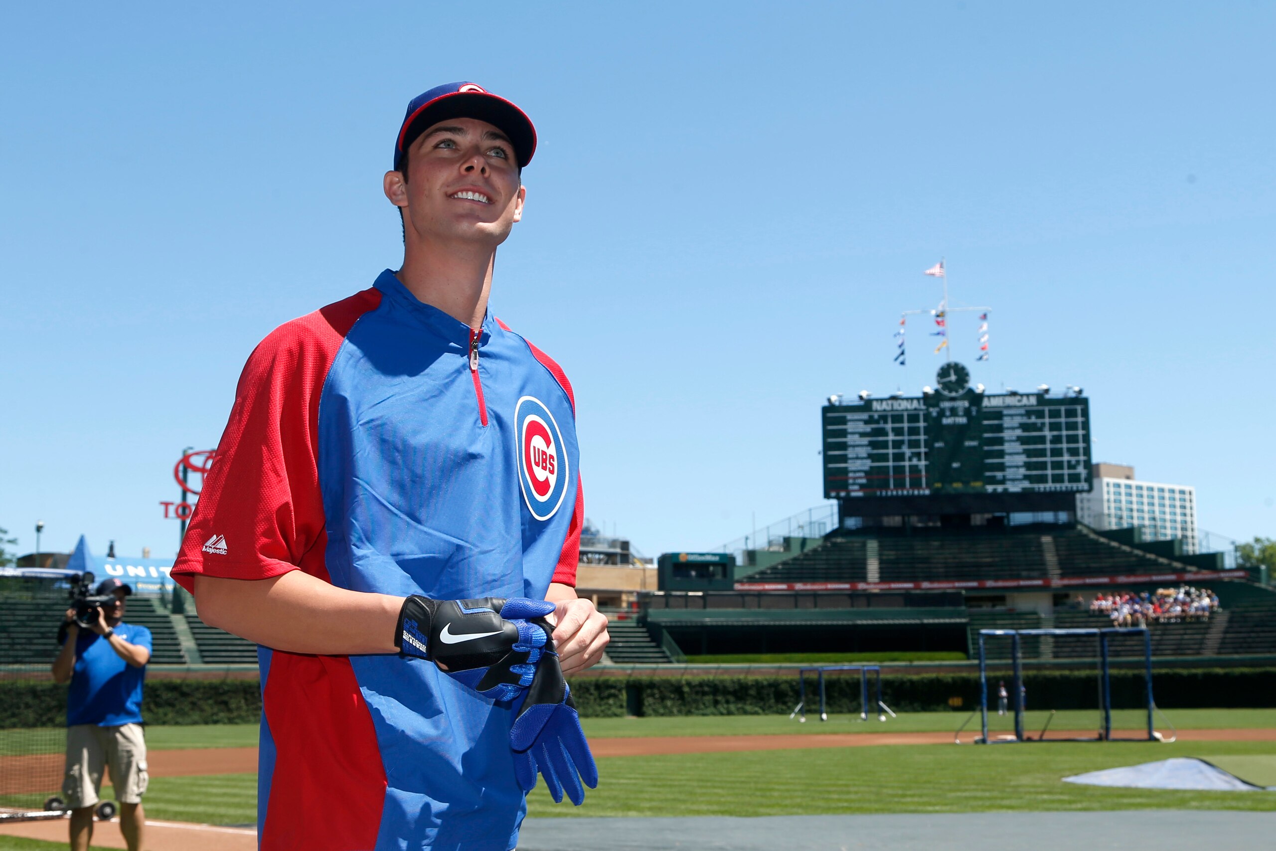 At the rate he's going, last year's No. 2 overall pick Kris Bryant will be at Wrigley Field before long. At the rate he's going, last year's No. 2 overall pick Kris Bryant will be at Wrigley Field before long.