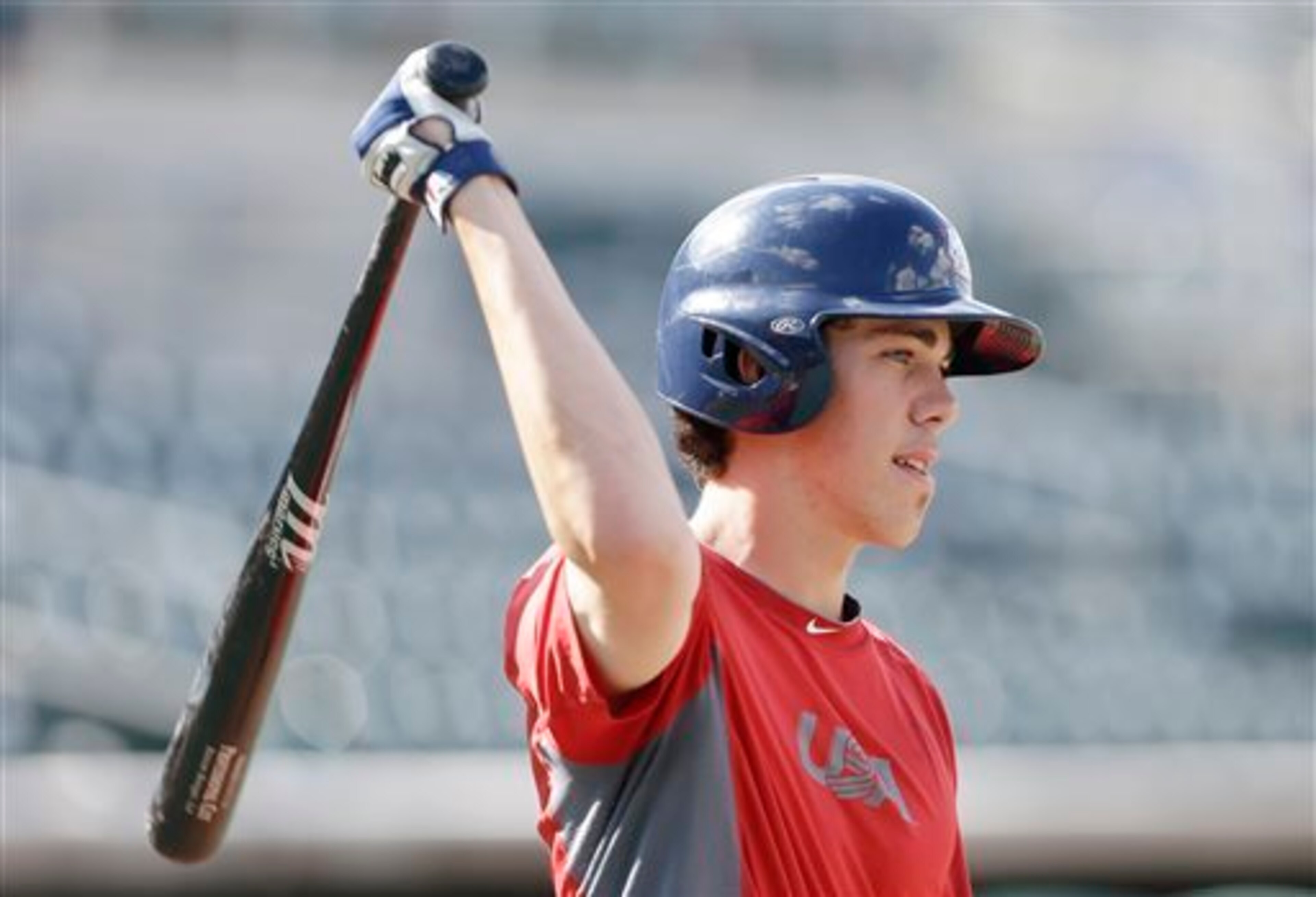 OF Bradley Zimmer (No. 6)