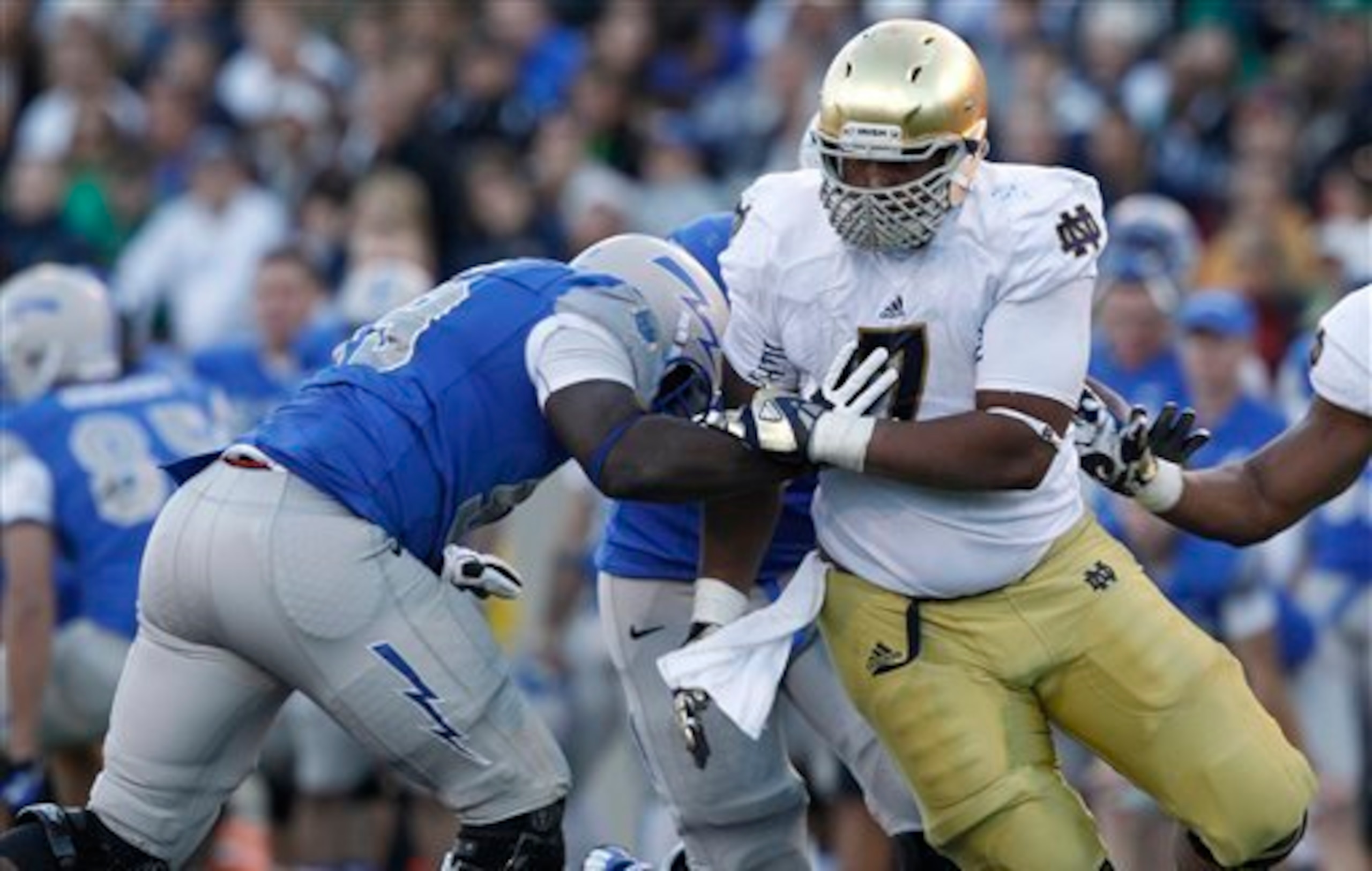 Stephon Tuitt is one of several key pieces missing from Notre Dame's defensive line.