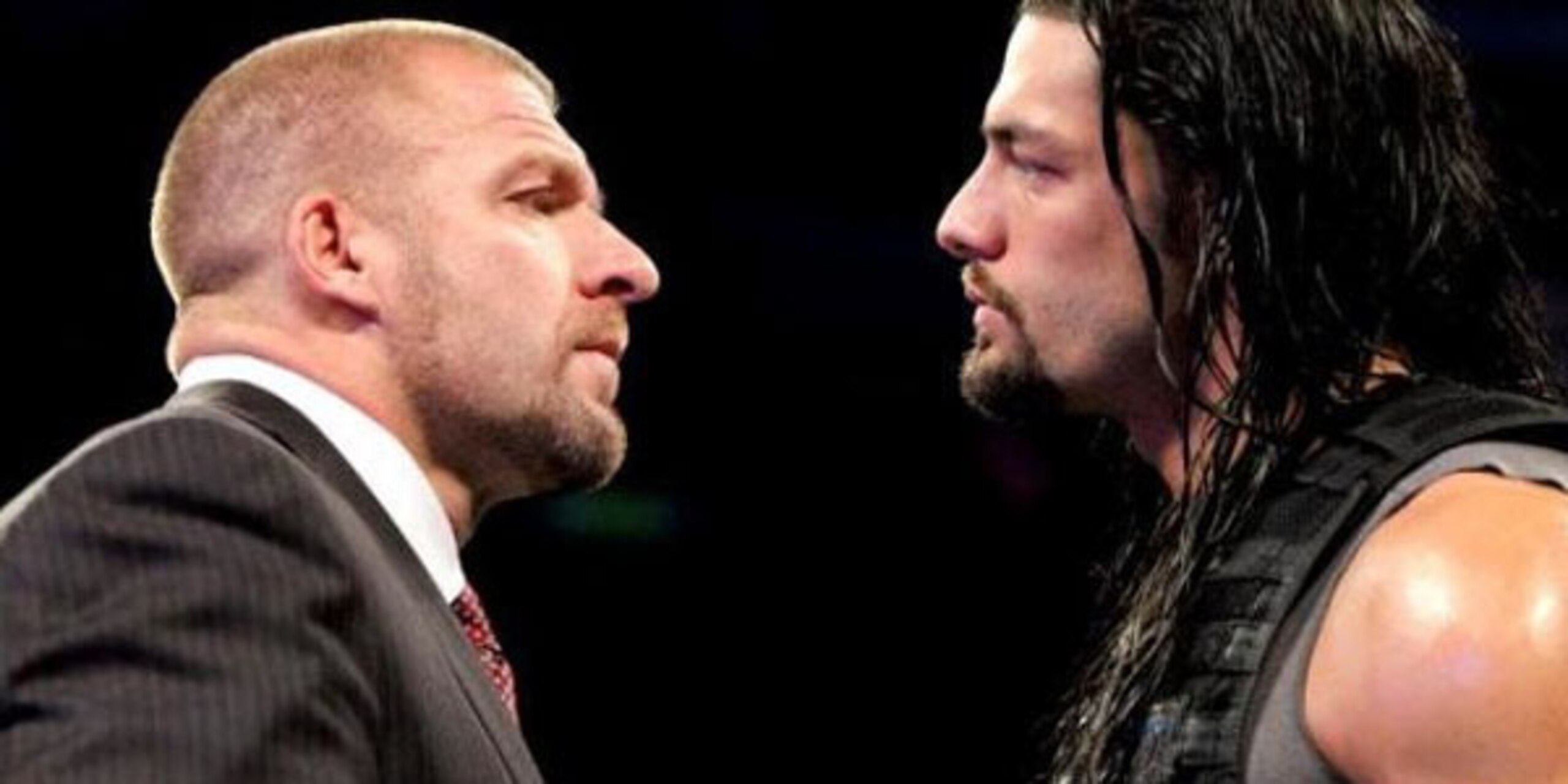 Triple H and Roman Reigns come face-to-face.