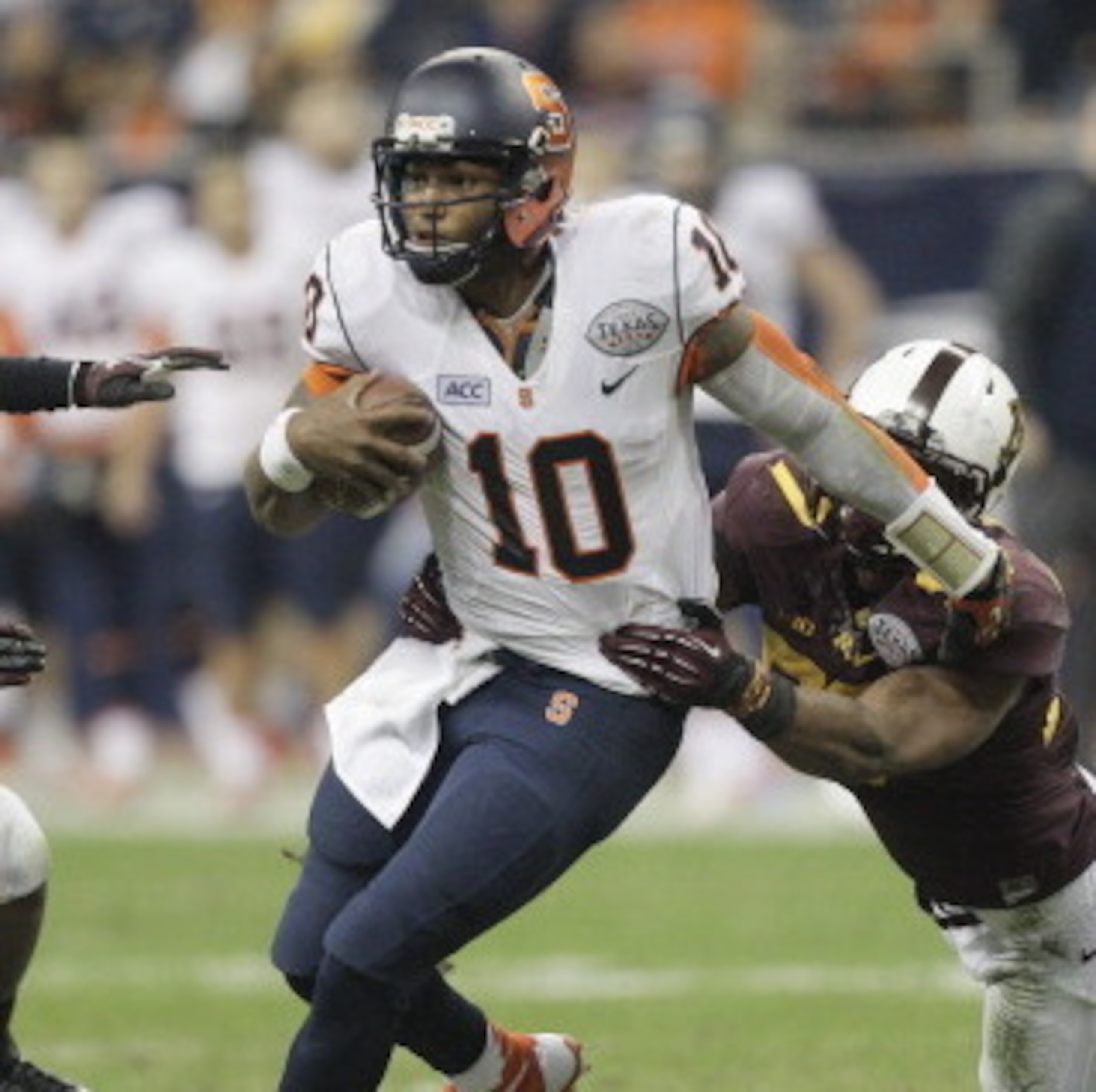 Terrel Hunt will return this year as Syracuse's starting quarterback. Terrel Hunt will return this year as Syracuse's starting quarterback.