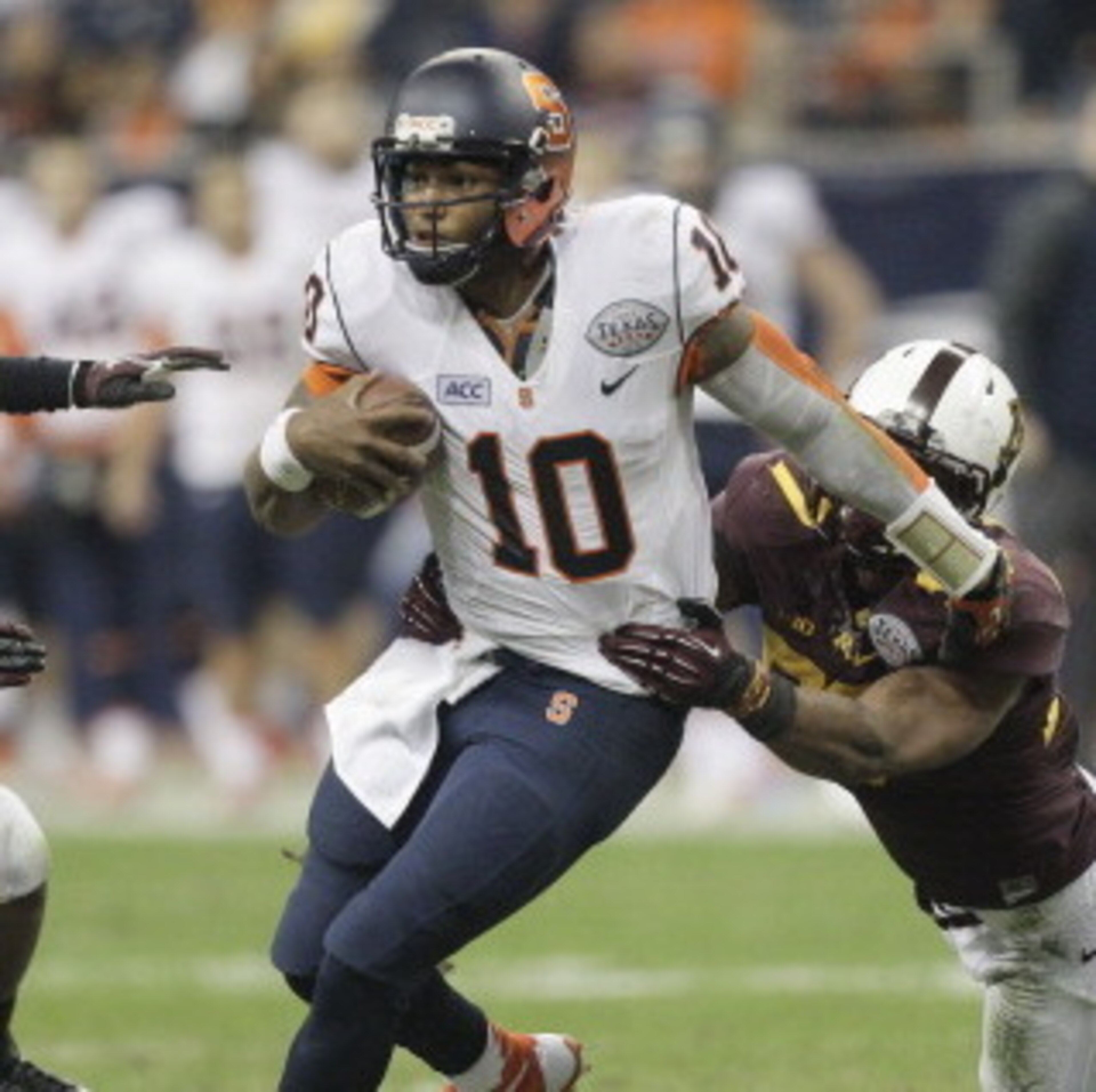 Terrel Hunt will return this year as Syracuse's starting quarterback.