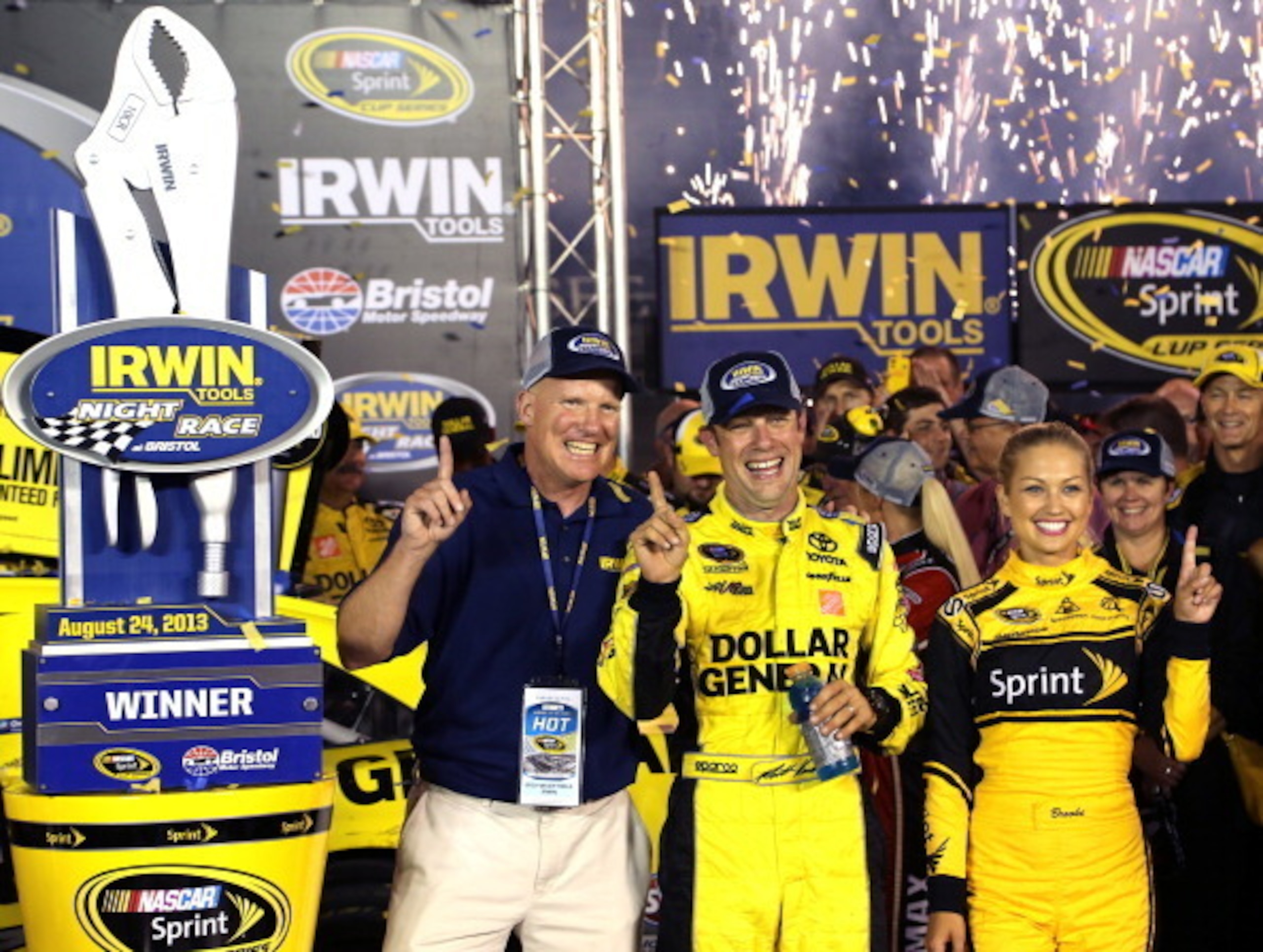 One of NASCAR's best races handed out one of its oddest trophies in 2013.