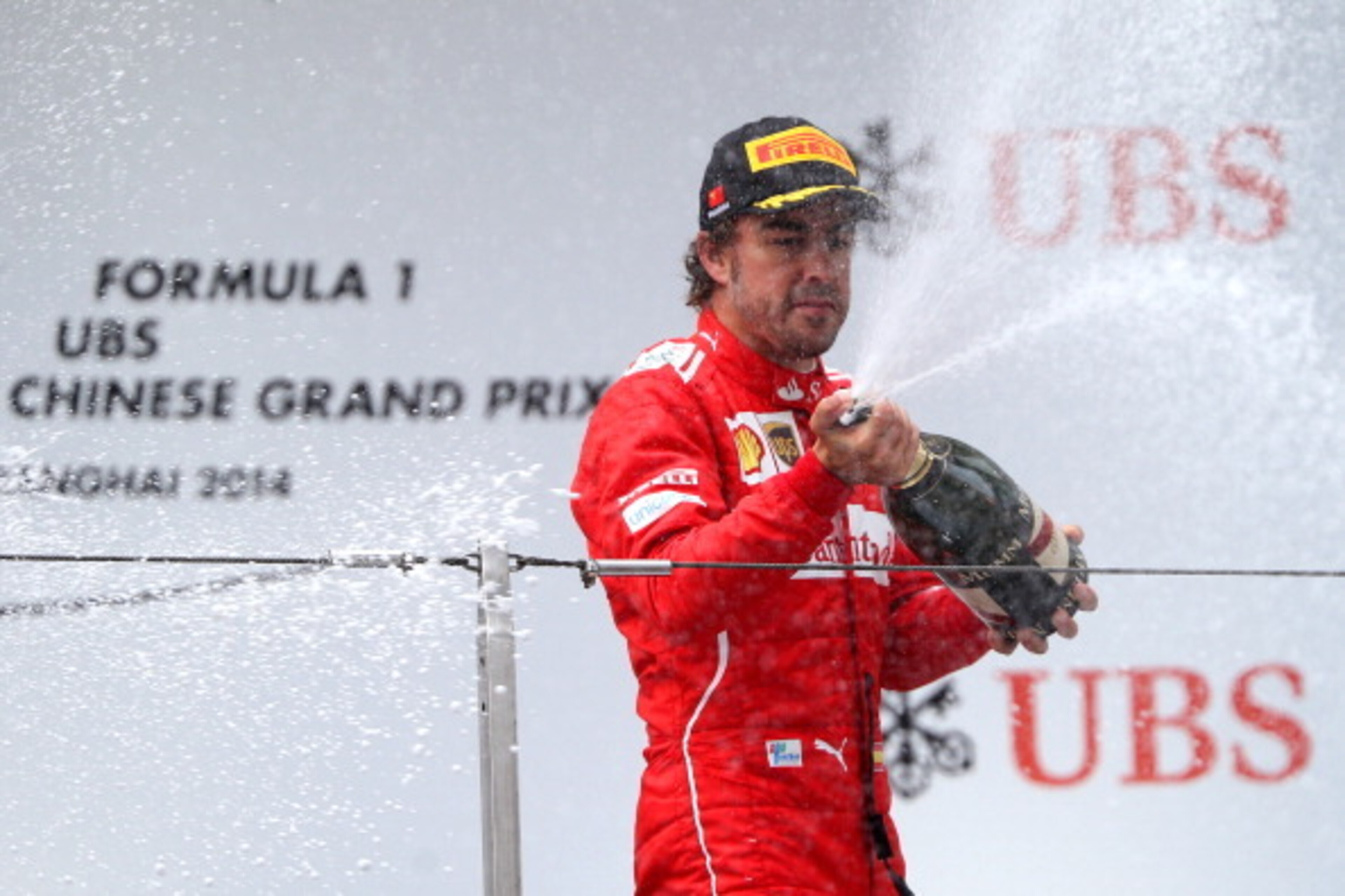 Alonso's only podium so far this year came in China.