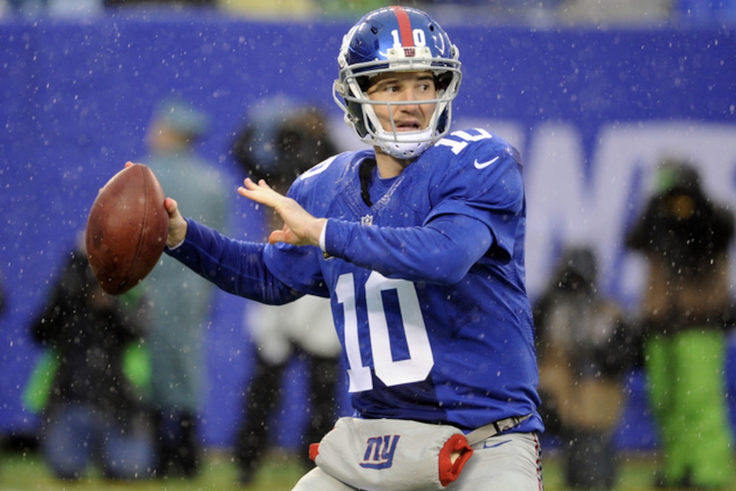Where will Eli Manning and the rest of the Giants quarterbacks rank among the team's other positional units?
